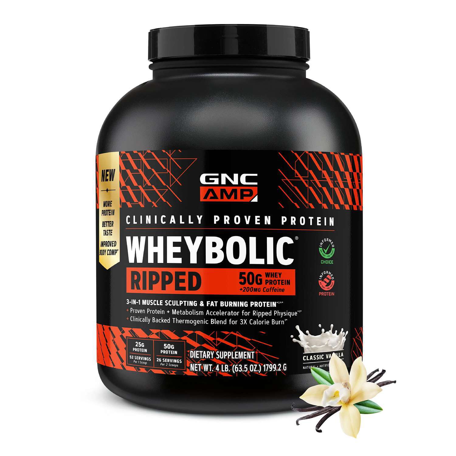 Wheybolic Ripped - Classic Vanilla (26 Servings) | GNC