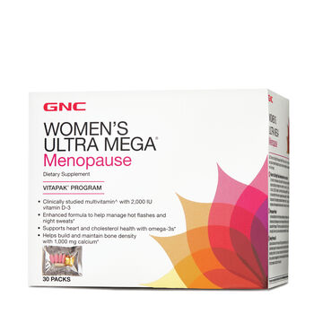 Gnc Womens Ultra Mega Menopause Vitapak Program