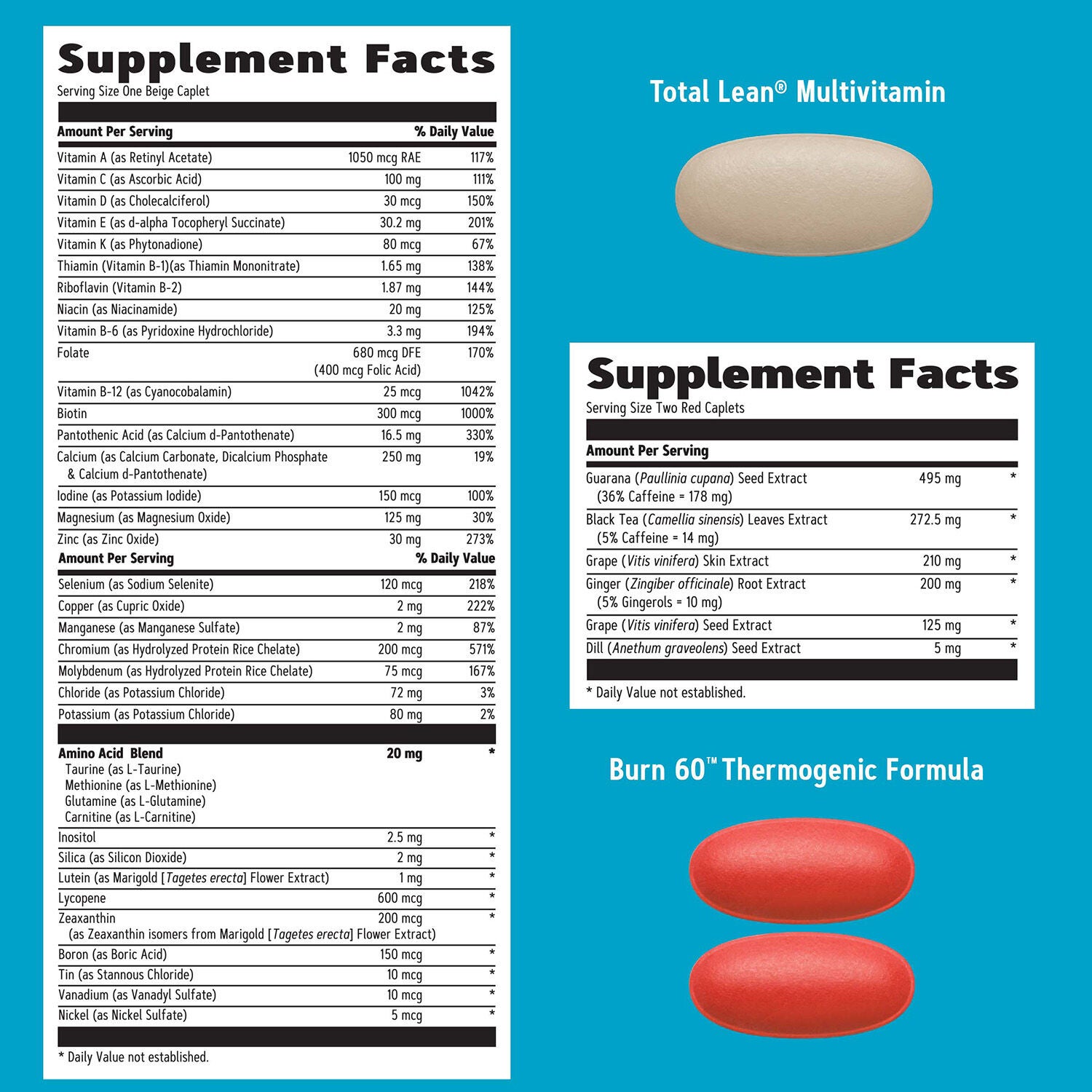 Burn & Define Vitapak&reg; Program (1 Month Supply)