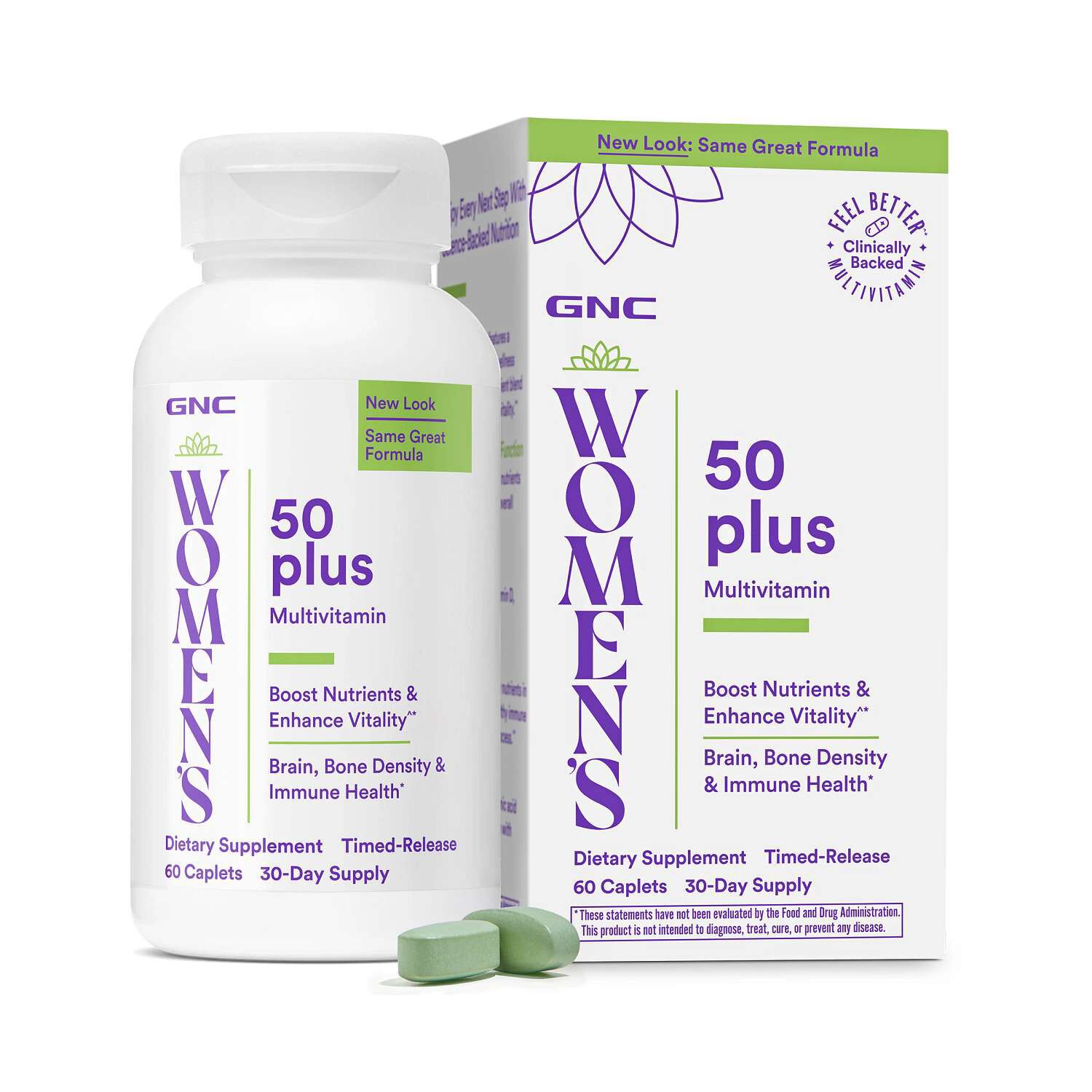50+ Multivitamin V2 - 60 Capsules (30 Servings)  | GNC