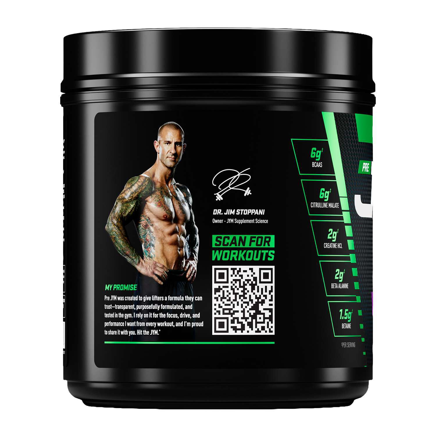 Pre Jym Pre-Workout - Blackberry Lime (30 Servings)