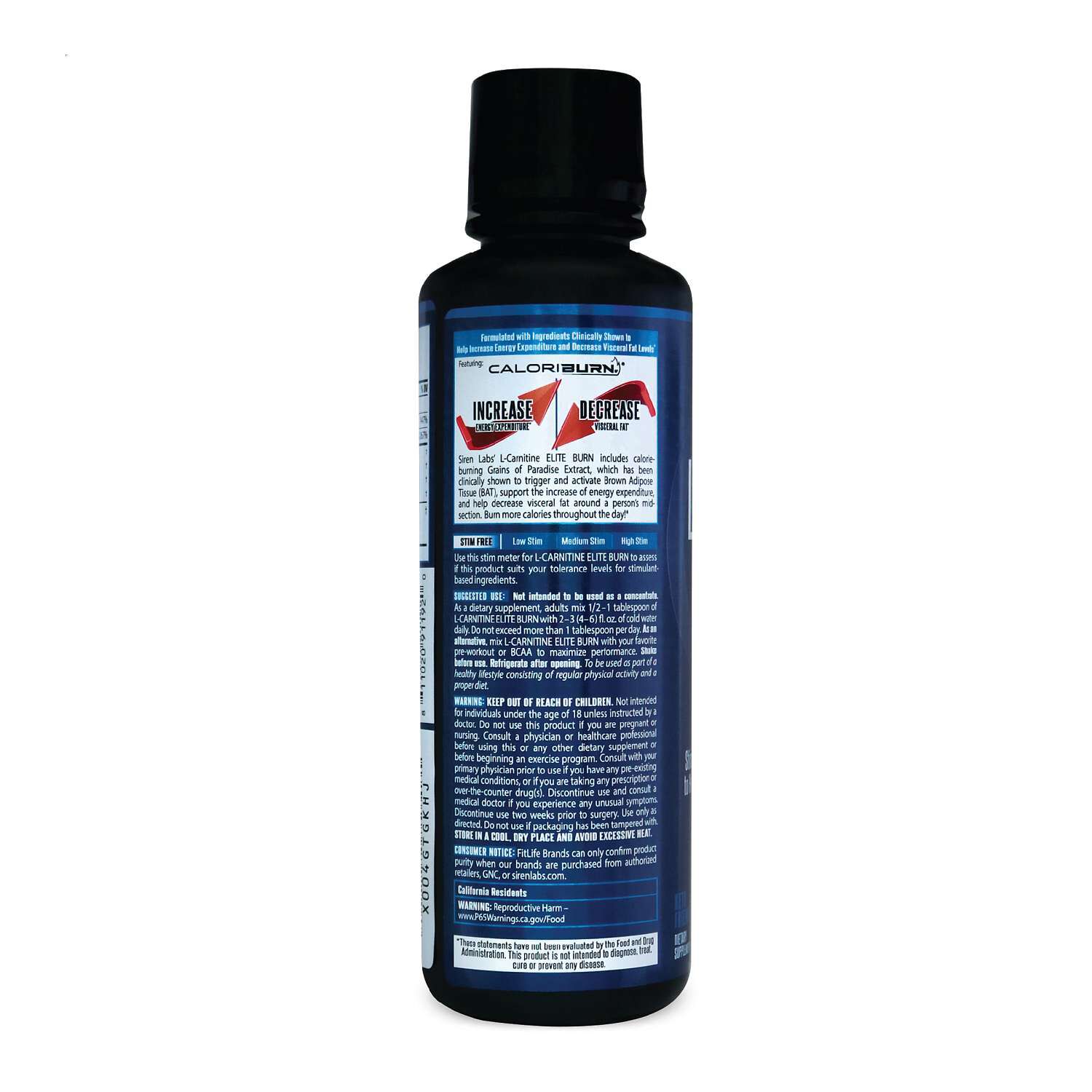 L-Carnitine Elite Burn&trade; - Rainbow Candy - 16 oz. (32 Servings)  | GNC