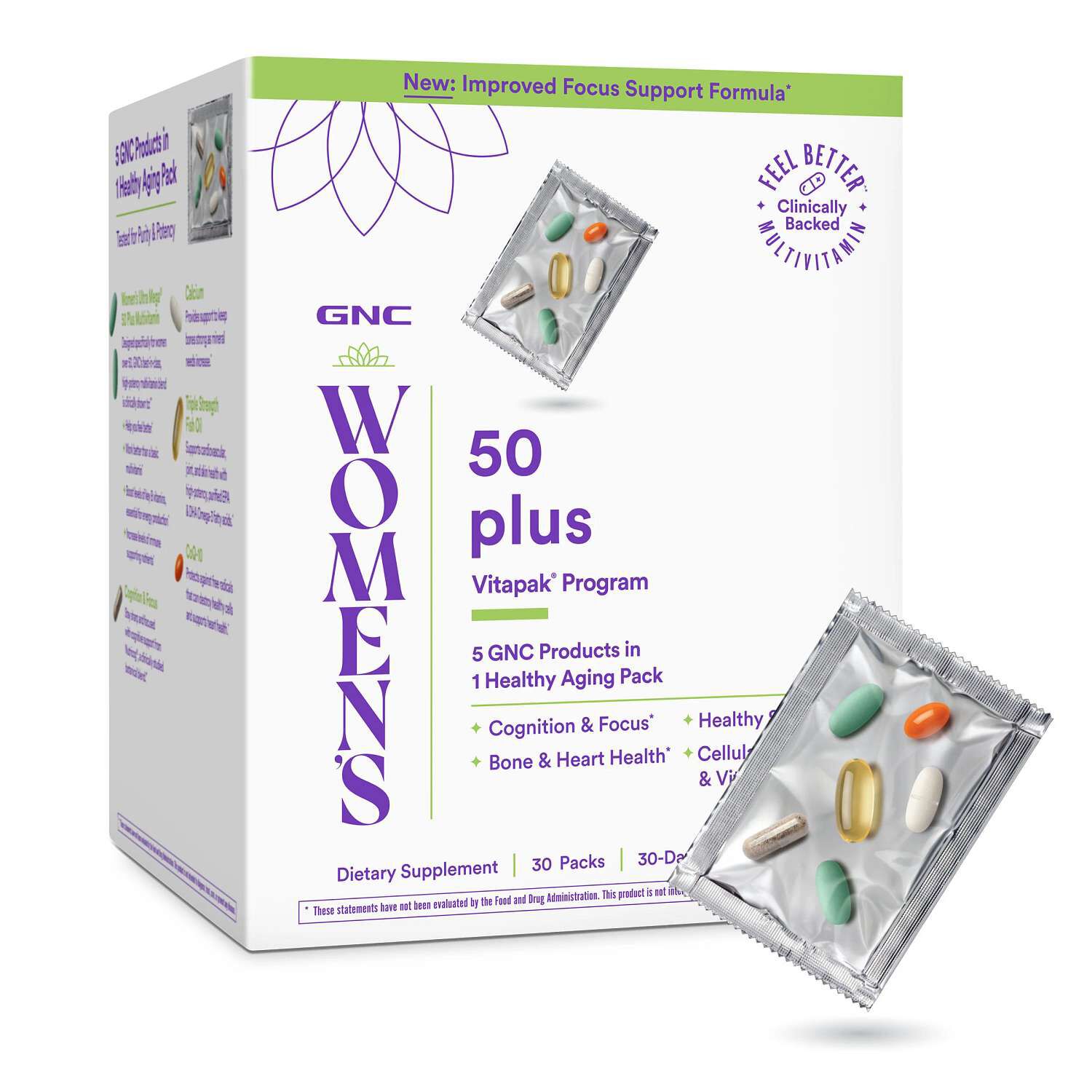 50 Plus Vitapak Program V2 (1 Month Supply) | GNC