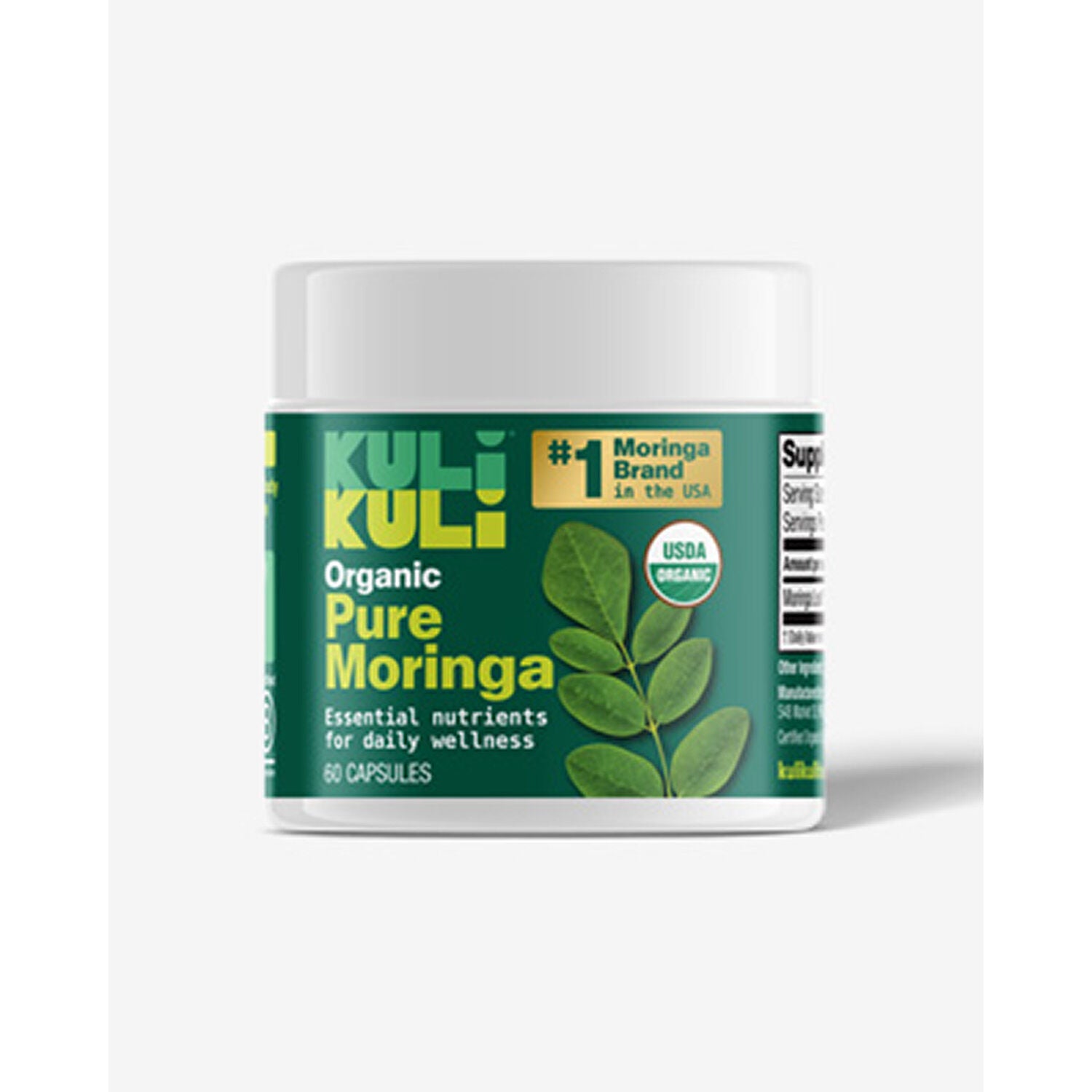 Pure Moringa Capsules - 60 Capsules - (30 Servings)  | GNC