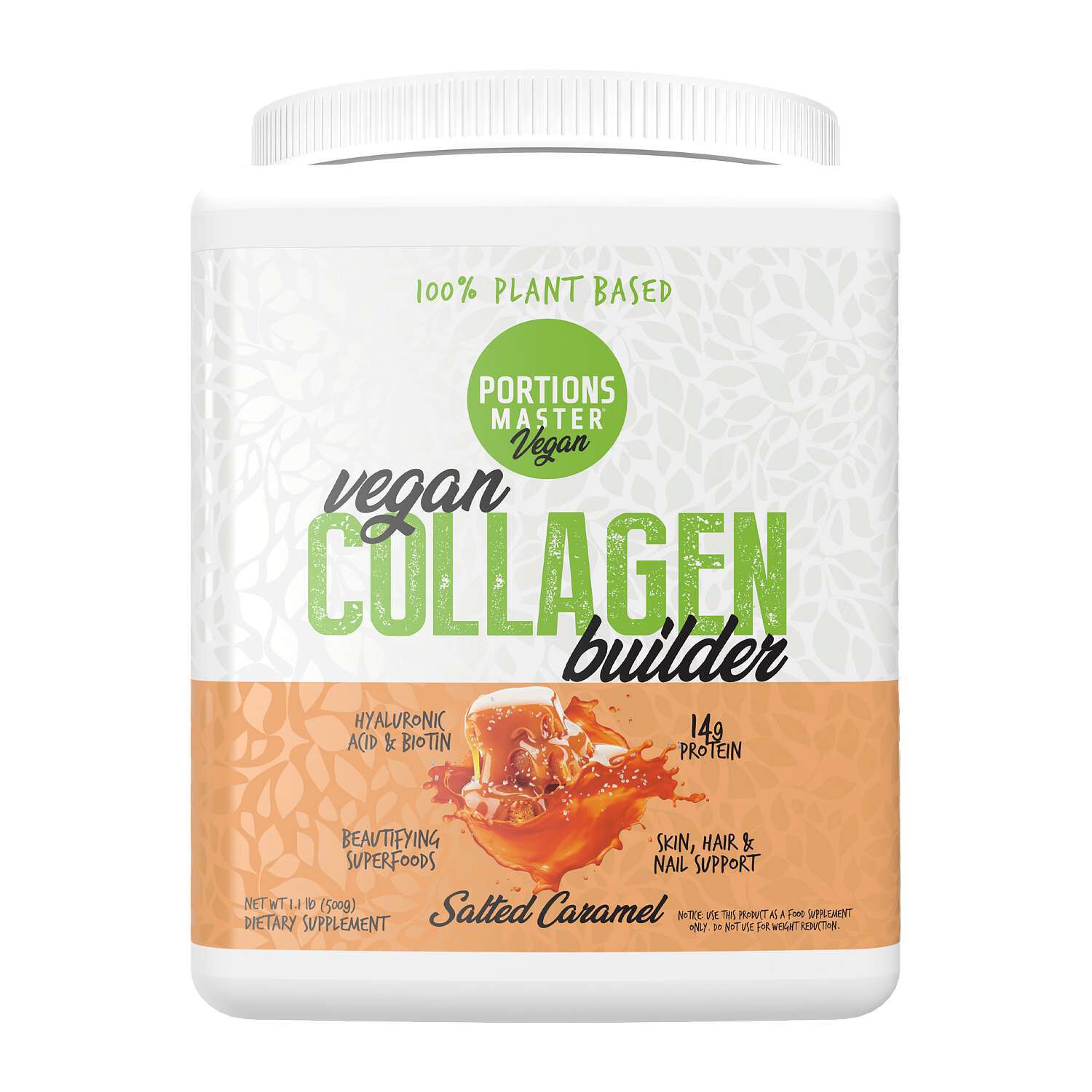 Vegan Collagen Builder - Salted Caramel - 1.1 lb (20 Servings) | GNC