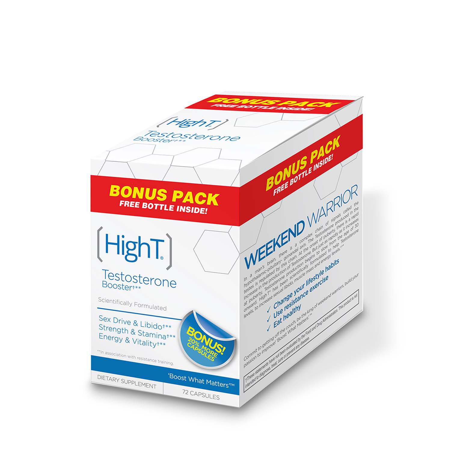 null HighT® Testosterone Booster - BONUS PACK - Free