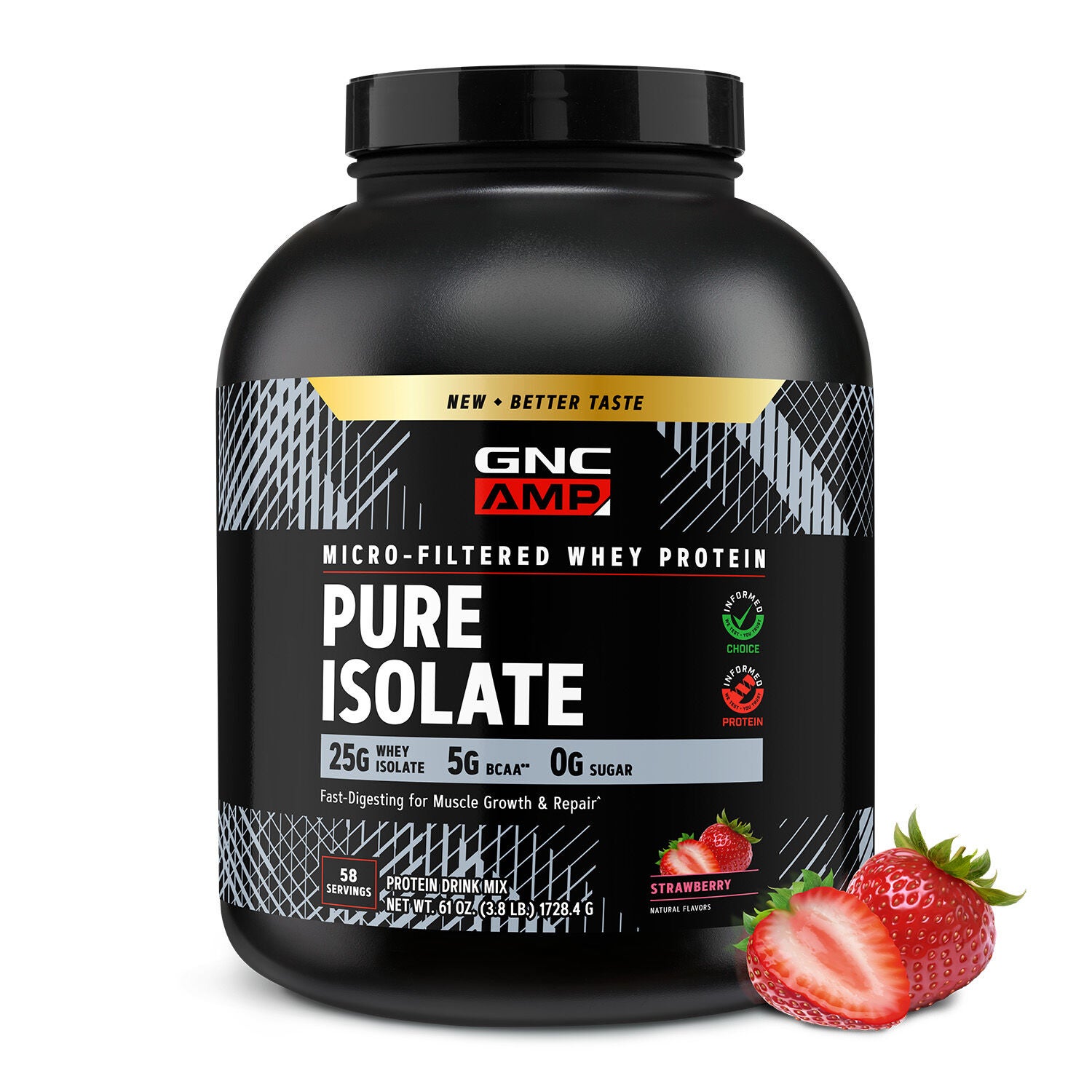 Pure Isolate - Strawberry (58 Servings) | GNC