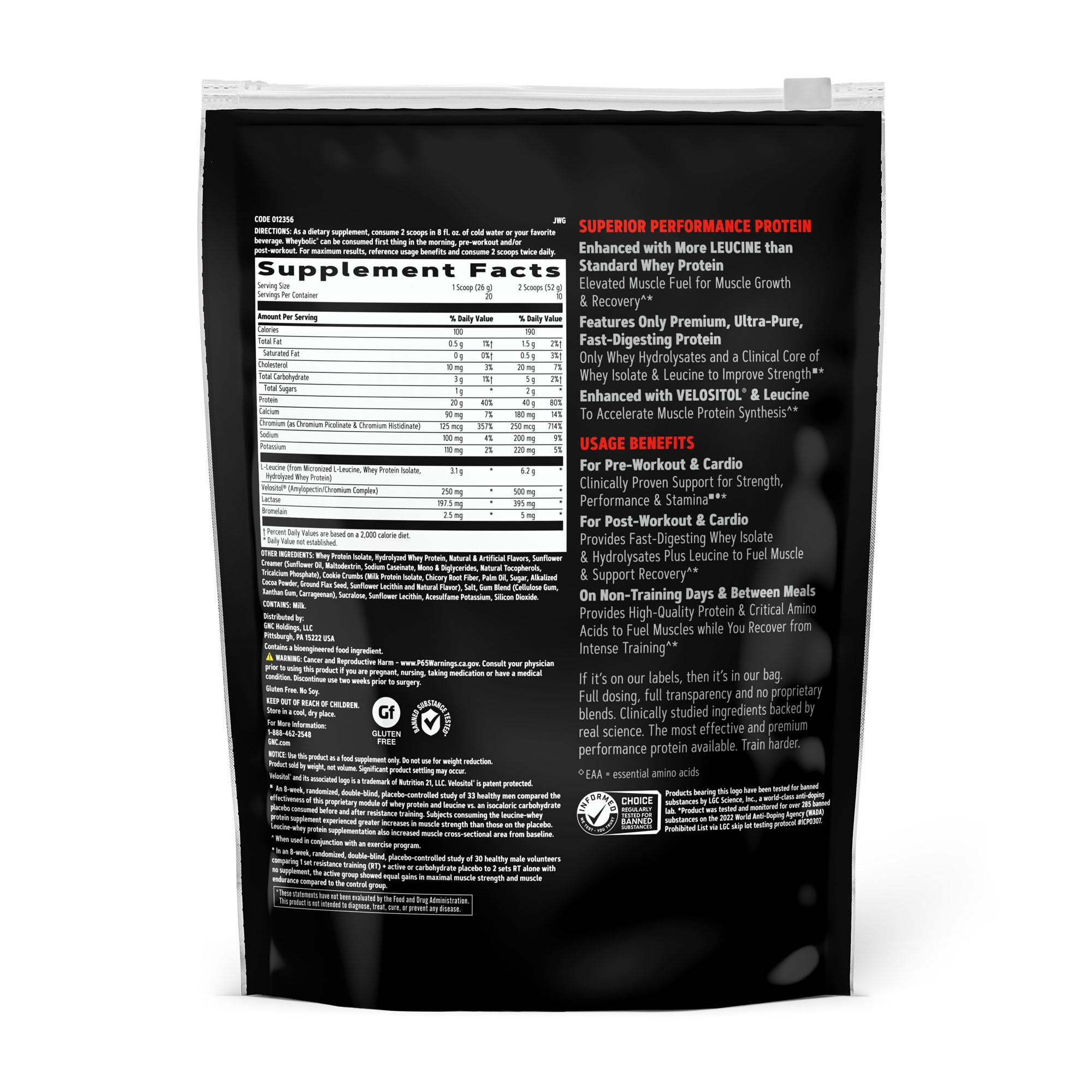 Wheybolic&trade; - Cookies and Cream (10 Servings) Cookies and Cream | GNC