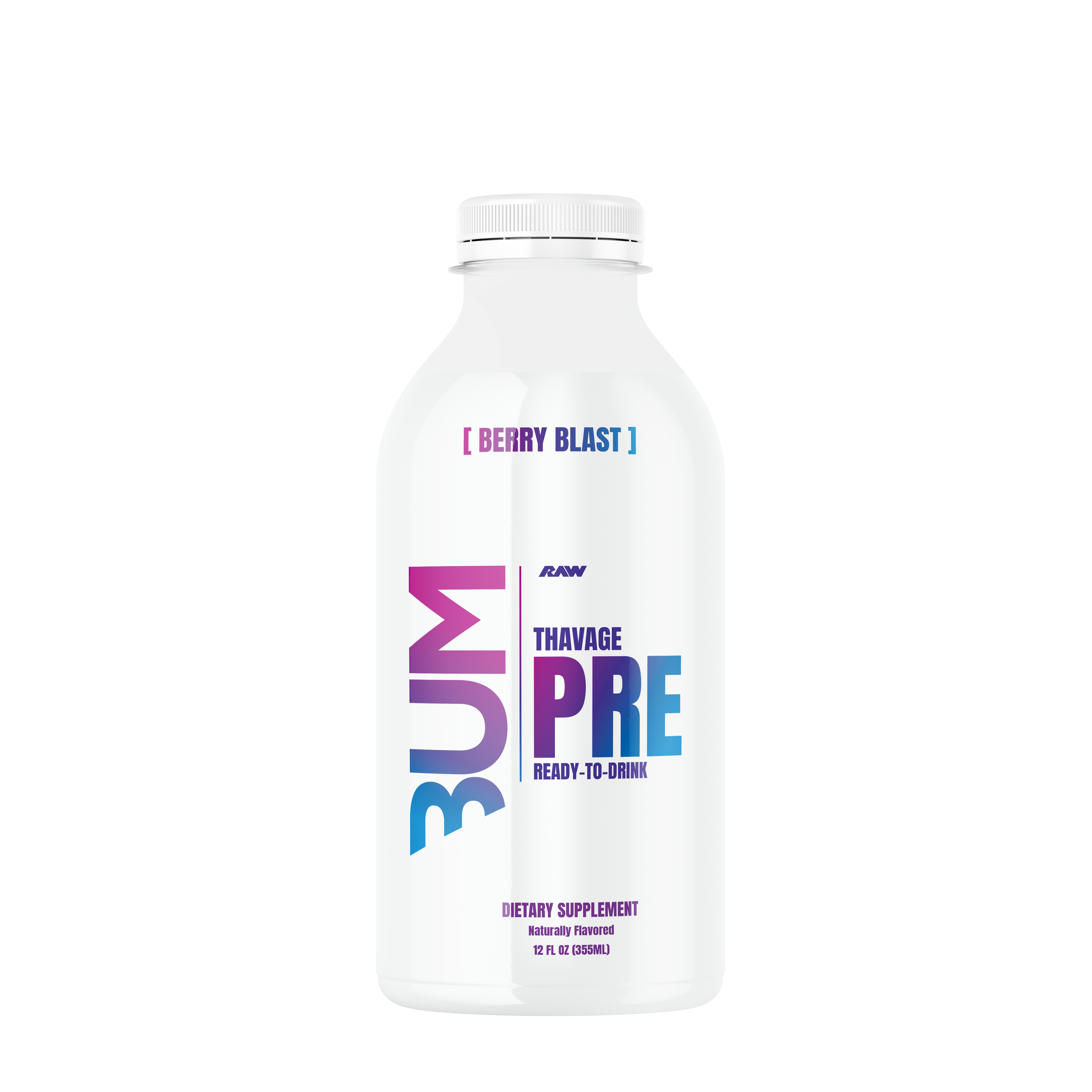 Thavage Preworkout RTD - Miami Vice 12 oz. (12 Bottles)