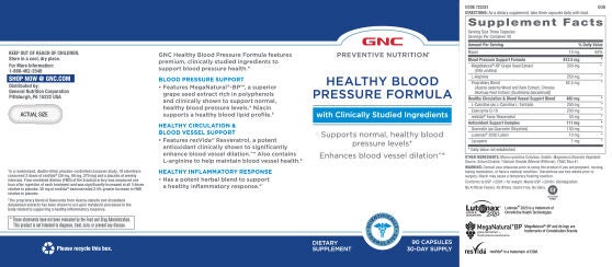 GNC Preventive Nutrition® Healthy Blood Pressure Formula | GNC GNC Preventive Nutrition® Healthy Blood Pressure Formula | GNC