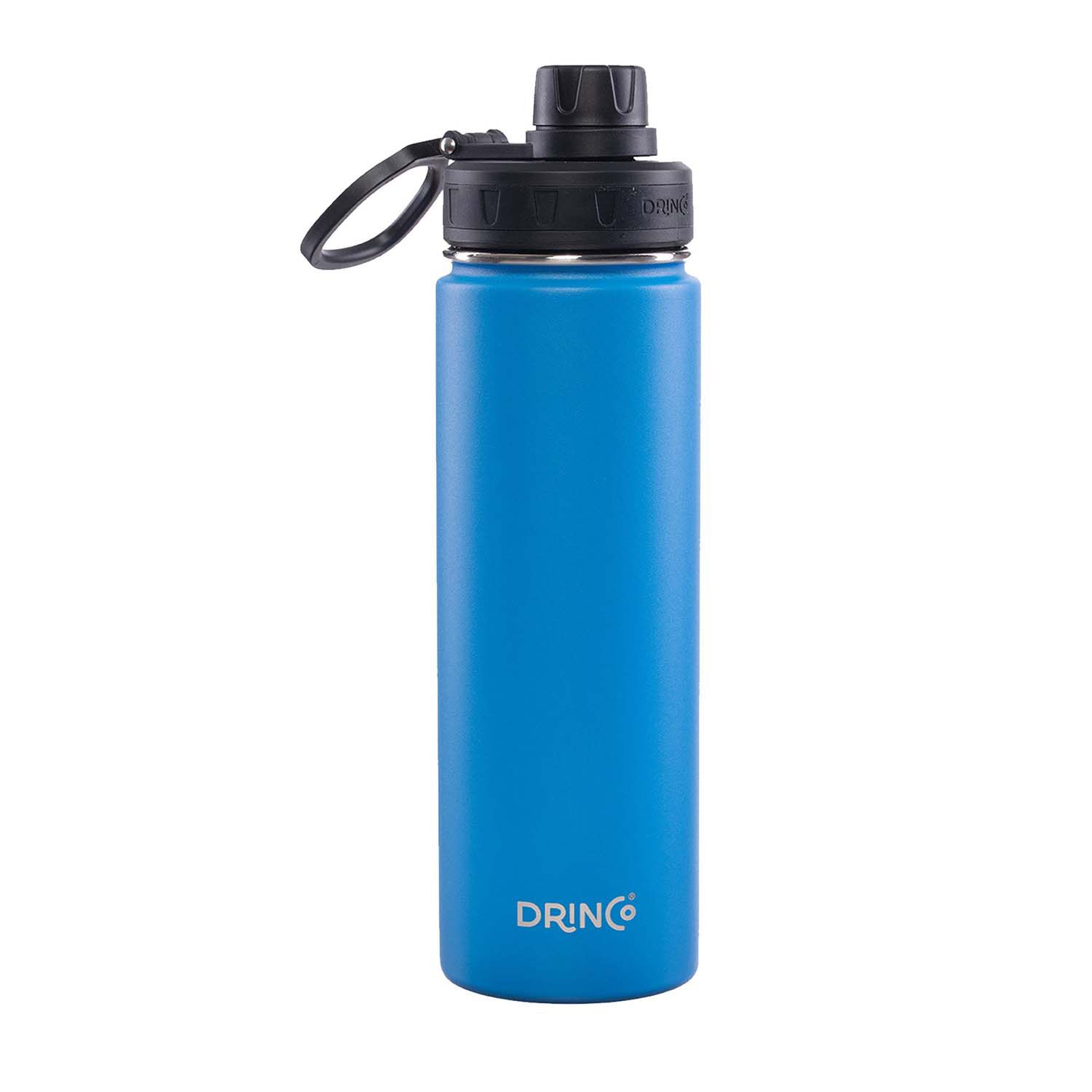 Drinco 20oz Sport Vacuum Insulated Stainless Steel Water Bottle Royal Blue Gnc