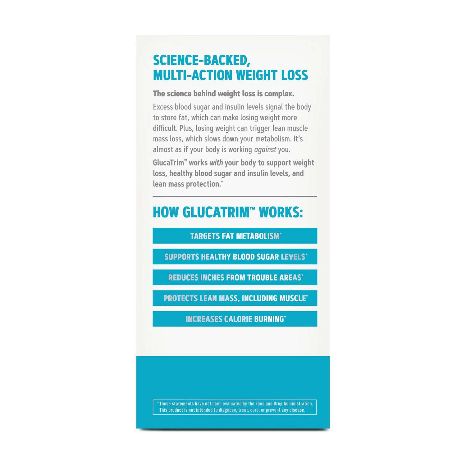 GlucaTrim&trade; - 120 Capsules (60 Servings)