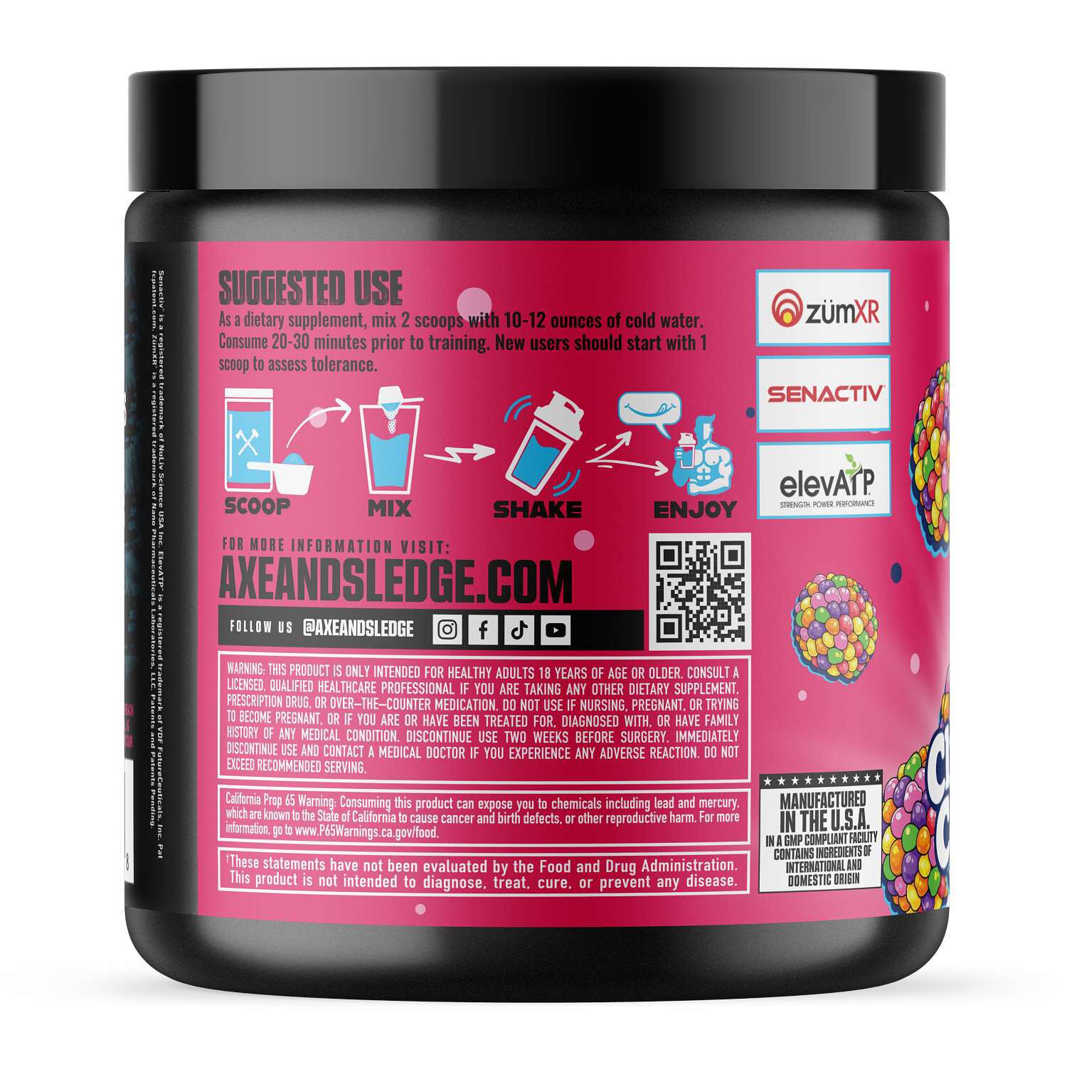 Intake All-In-One Pre-Workout - Cluster Candies - (20/40 Servings) Cluster Candies | GNC