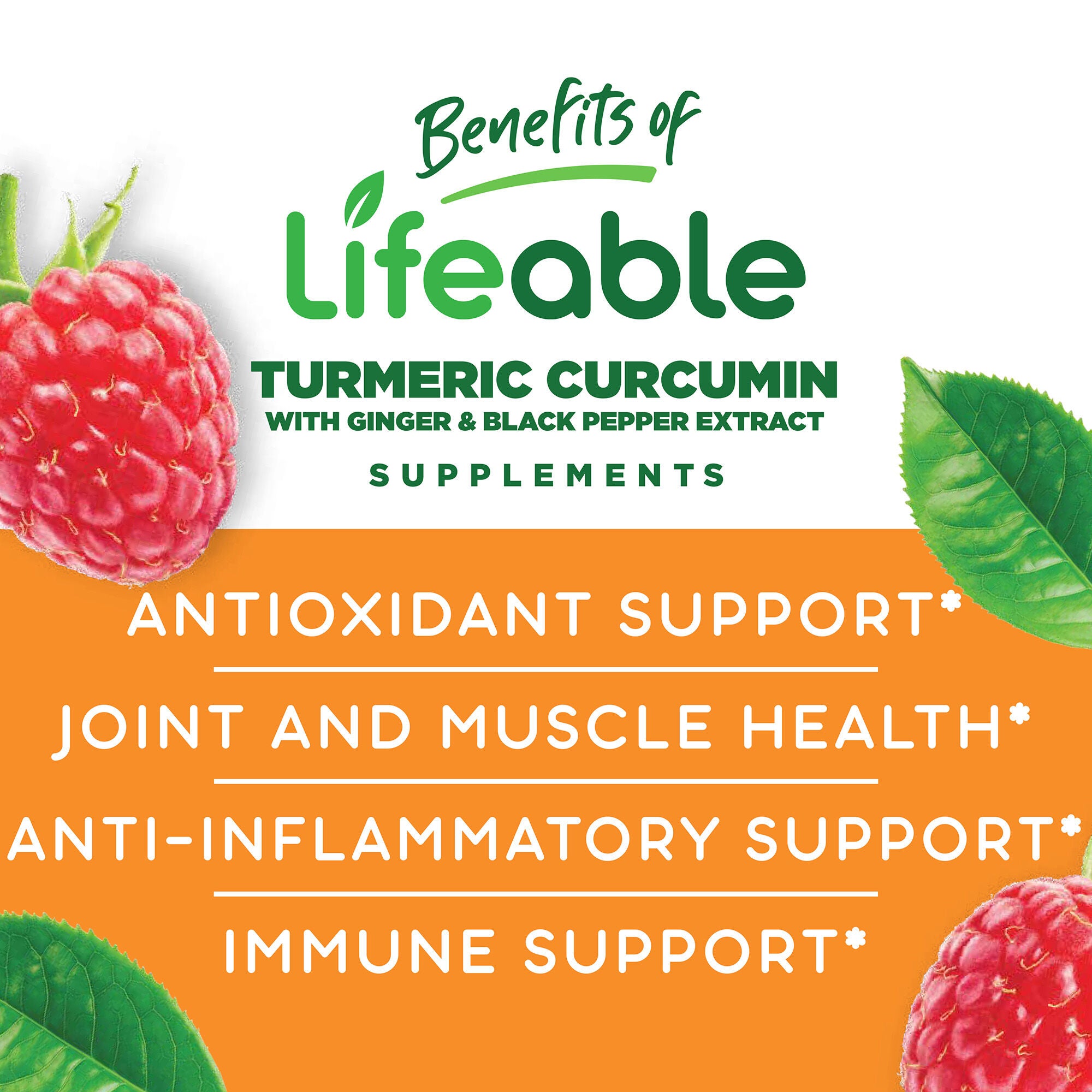 Turmeric Curcumin 2000mg - 60 Gummies (30 Servings)  | GNC