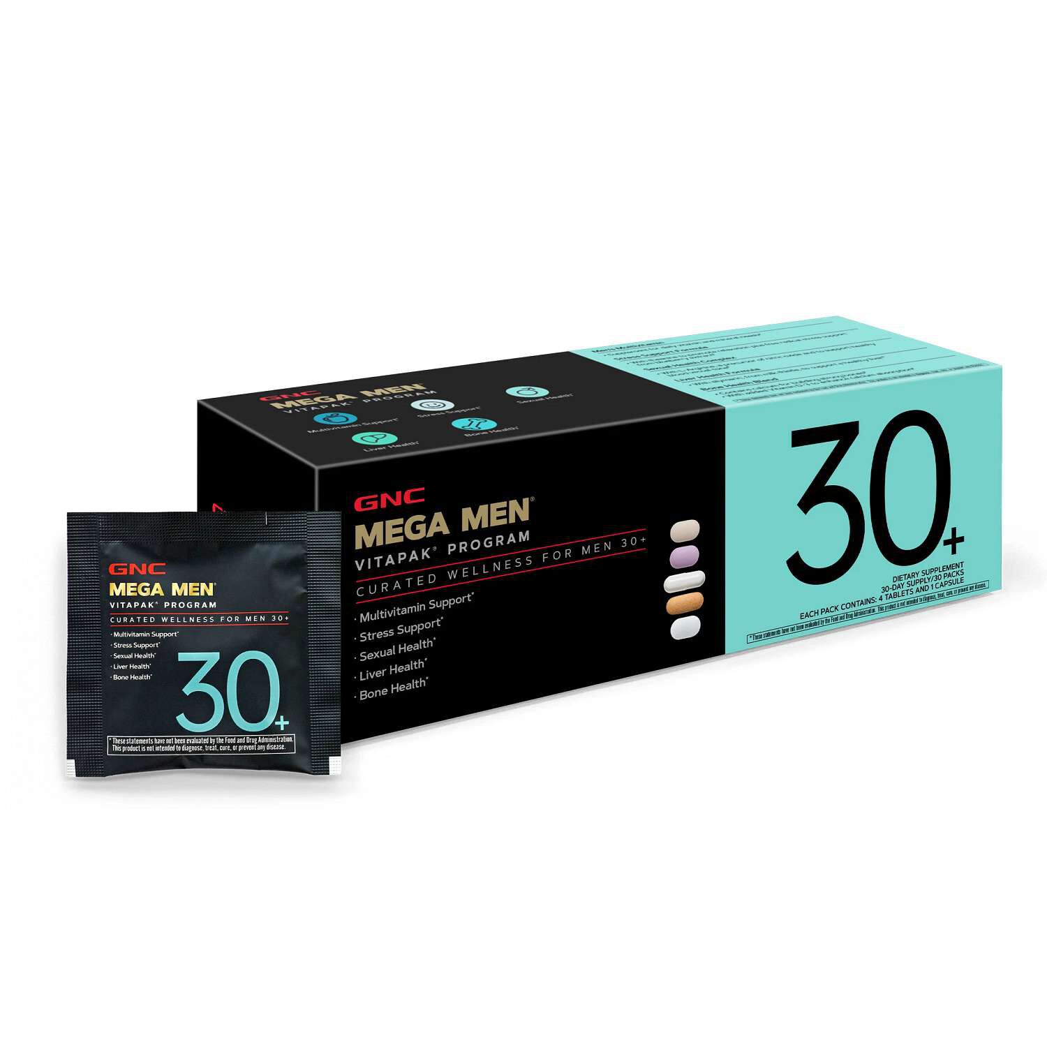 GNC Mega Men® - 30+ Vitapak® Program (30 Servings) | GNC