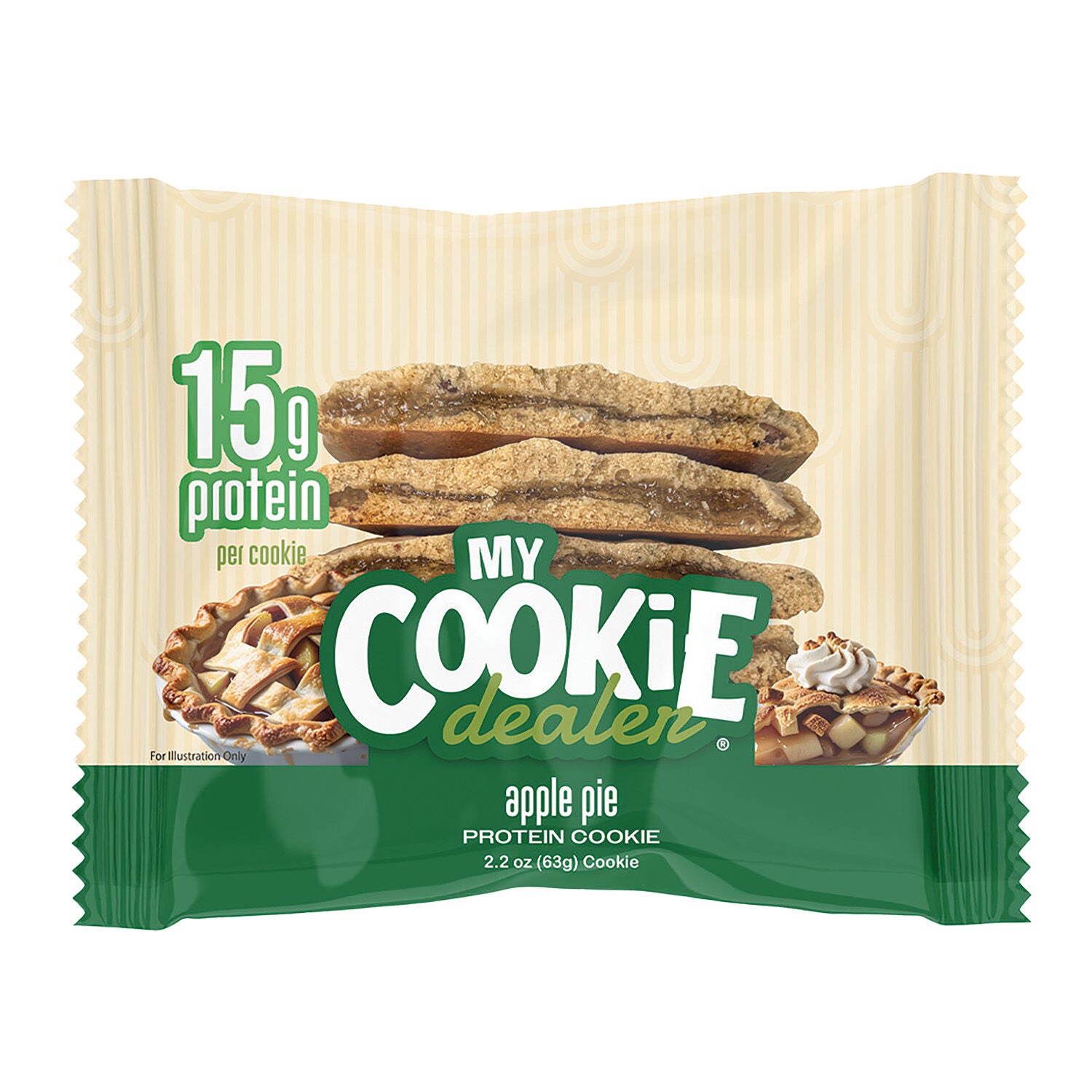 Snack Size Protein Cookie - Apple Pie (12 Cookies)