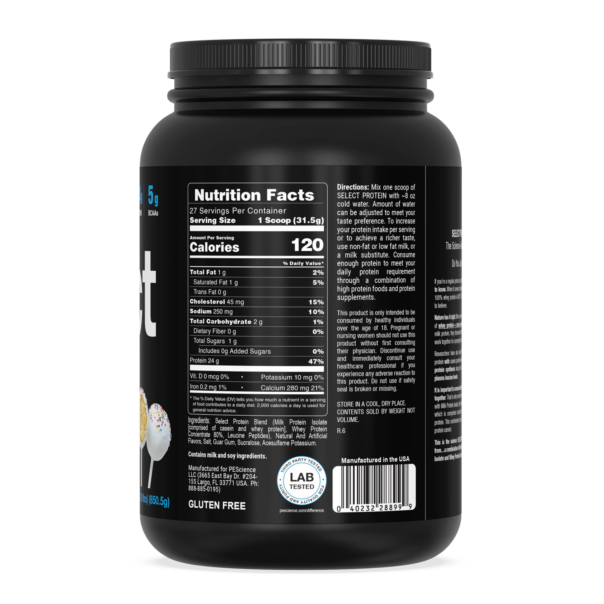 Select Protein - Cake Pop (27 Servings)