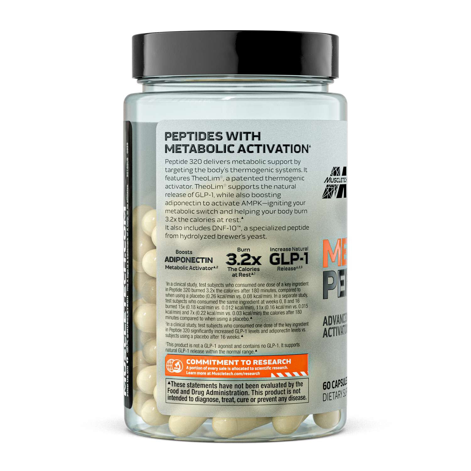 Metabolic Peptide 320 - 60 Capsules (30 Servings)