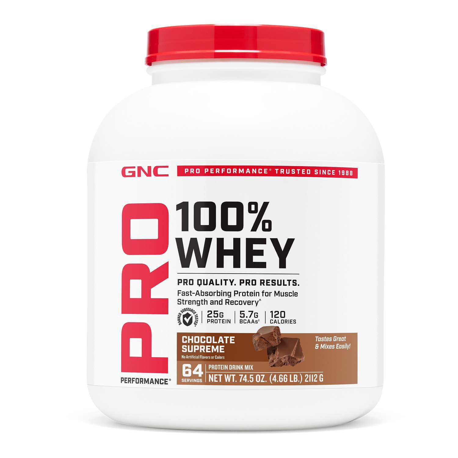 100% Whey 2.0 - Chocolate Supreme (64 Servings)  | GNC