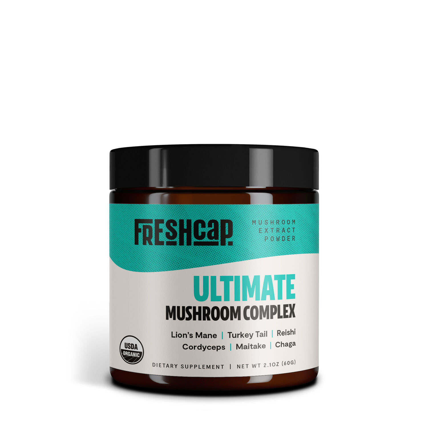 FreshCap Ultimate Mushroom Complex Vegan - 2.1 Oz. (60 Servings)