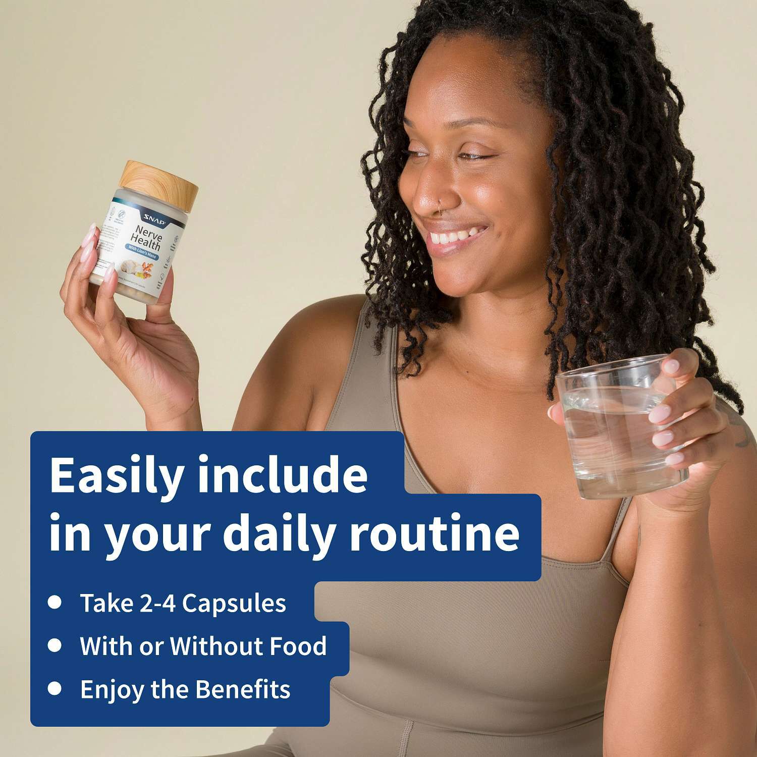 Nerve Health + Lion's Mane - 60 Capsules (30 Servings)