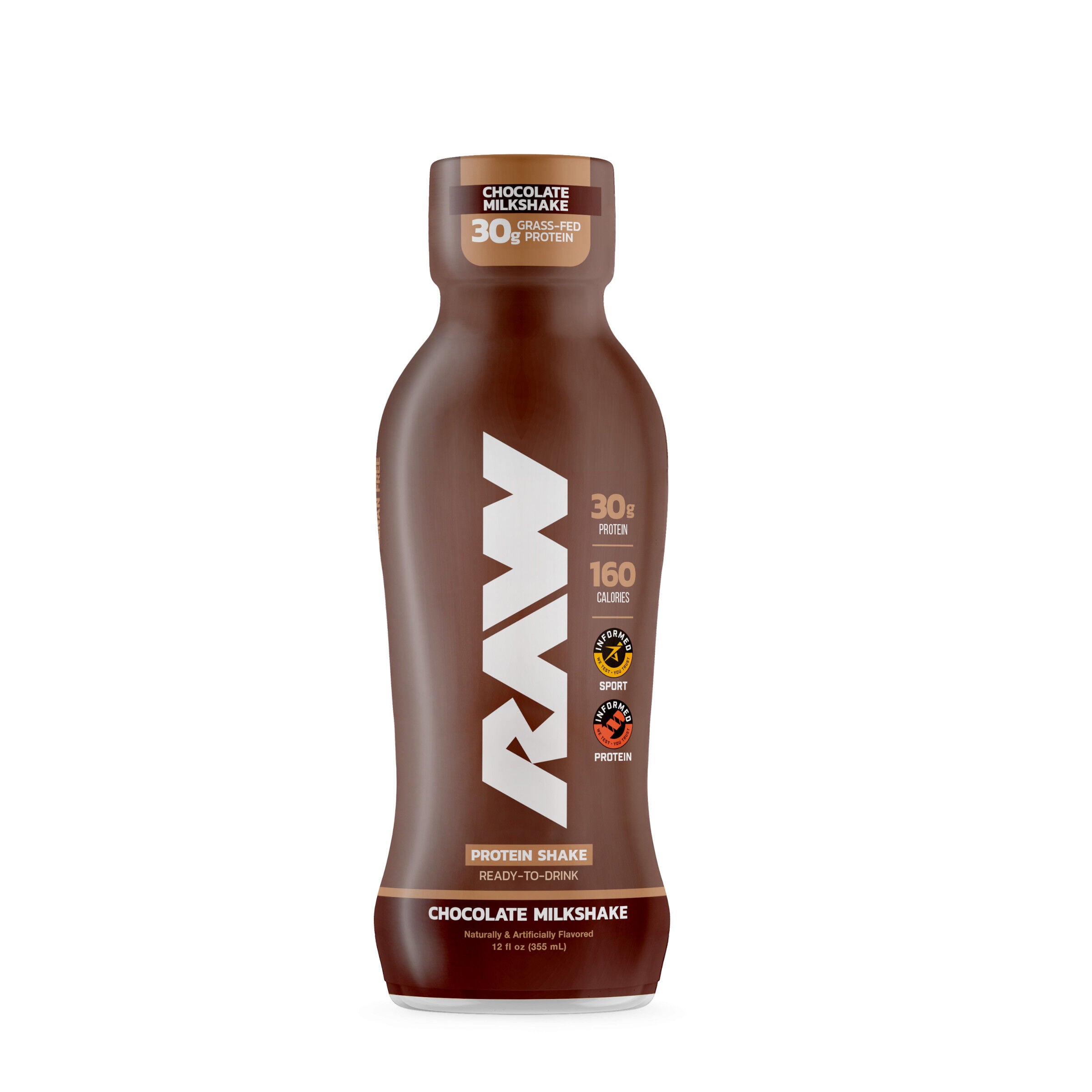 Protein Shake RTD - Chocolate Milkshake - 12 fl oz. (12 Bottles)