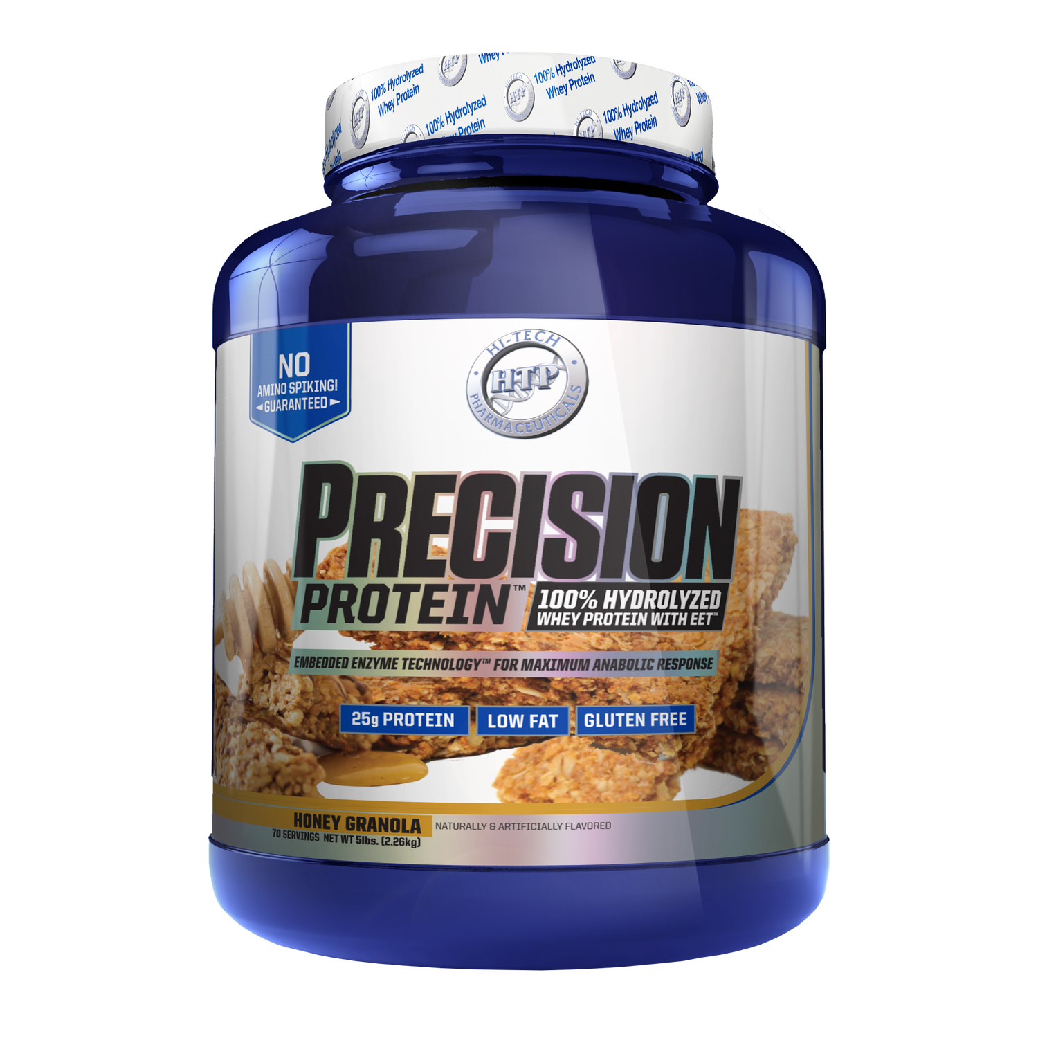 Hi-Tech Pharm Precision Protein - Honey Granola (70 Servings) - 5 lbs