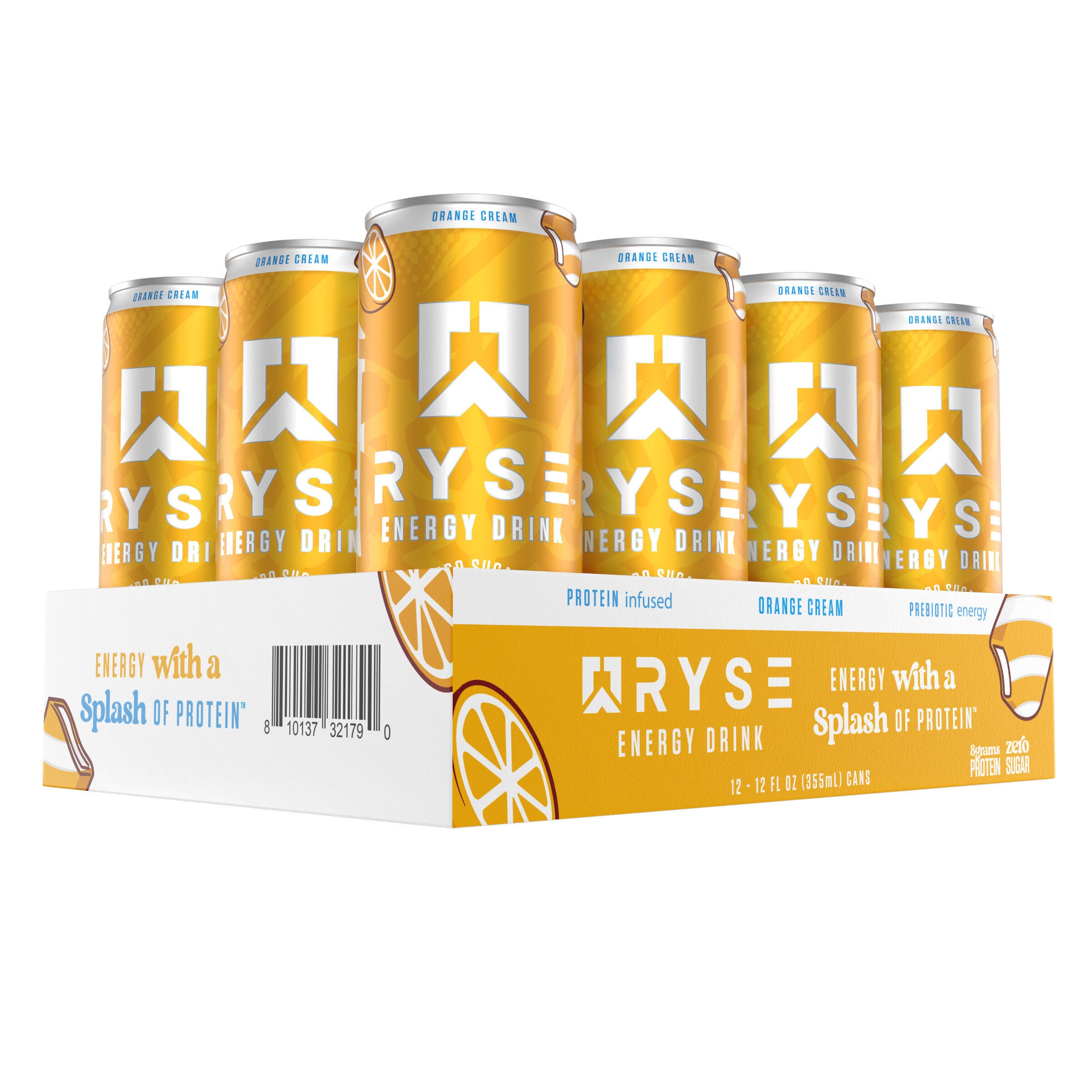 Energy Drink - Orange Cream - 12 fl oz. (12 Cans)