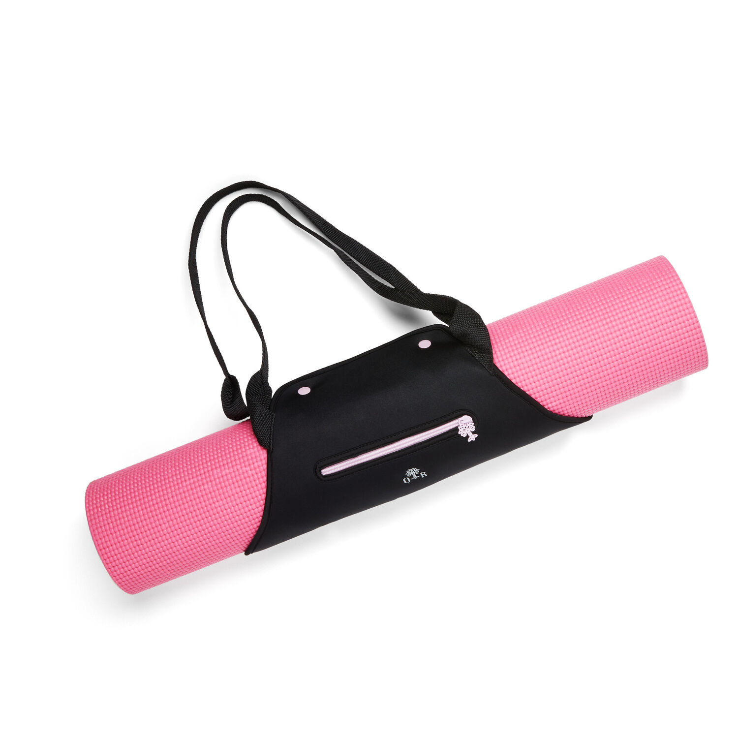 Yoga Mat Bag Sling - Black/Lavender - 1 Item