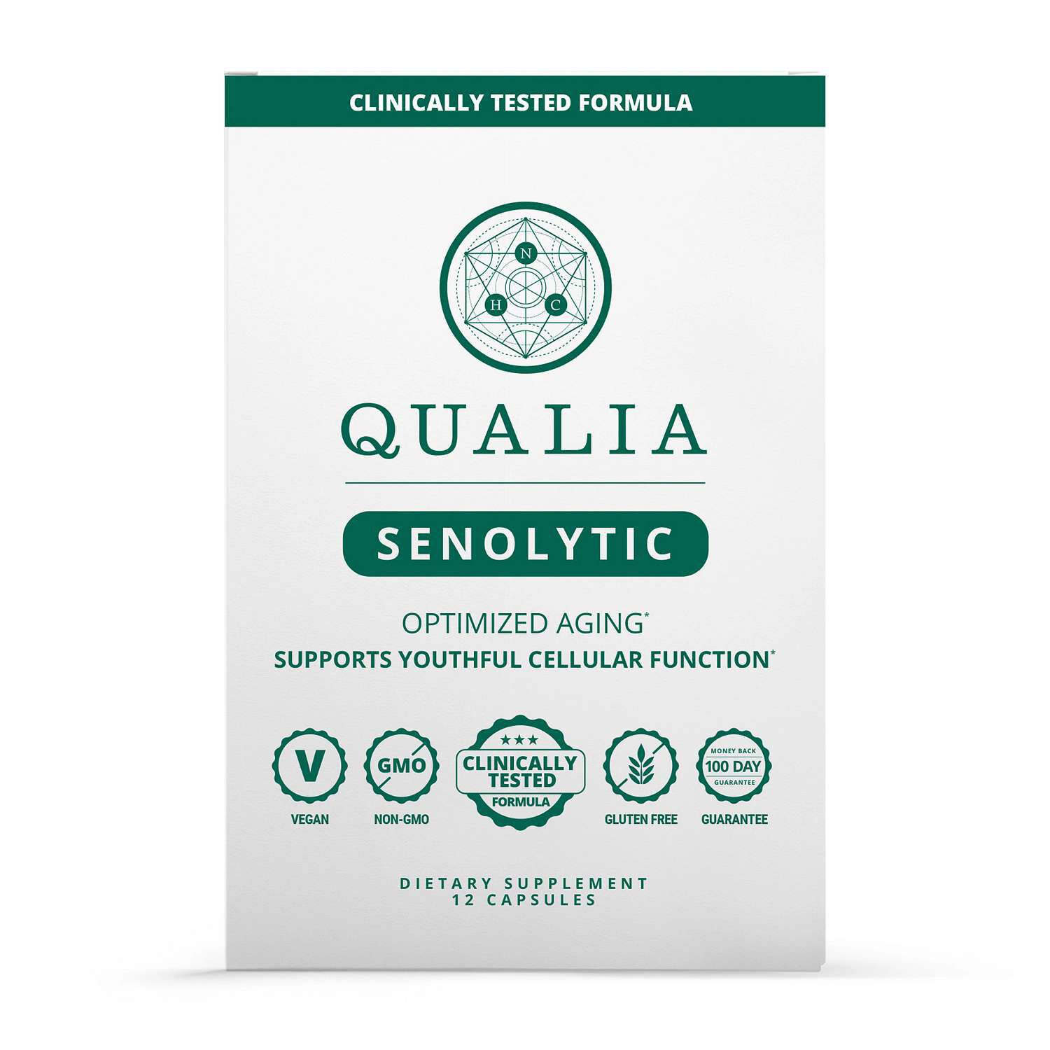 Qualia Senolytic - 12 Capsules (2 Servings)