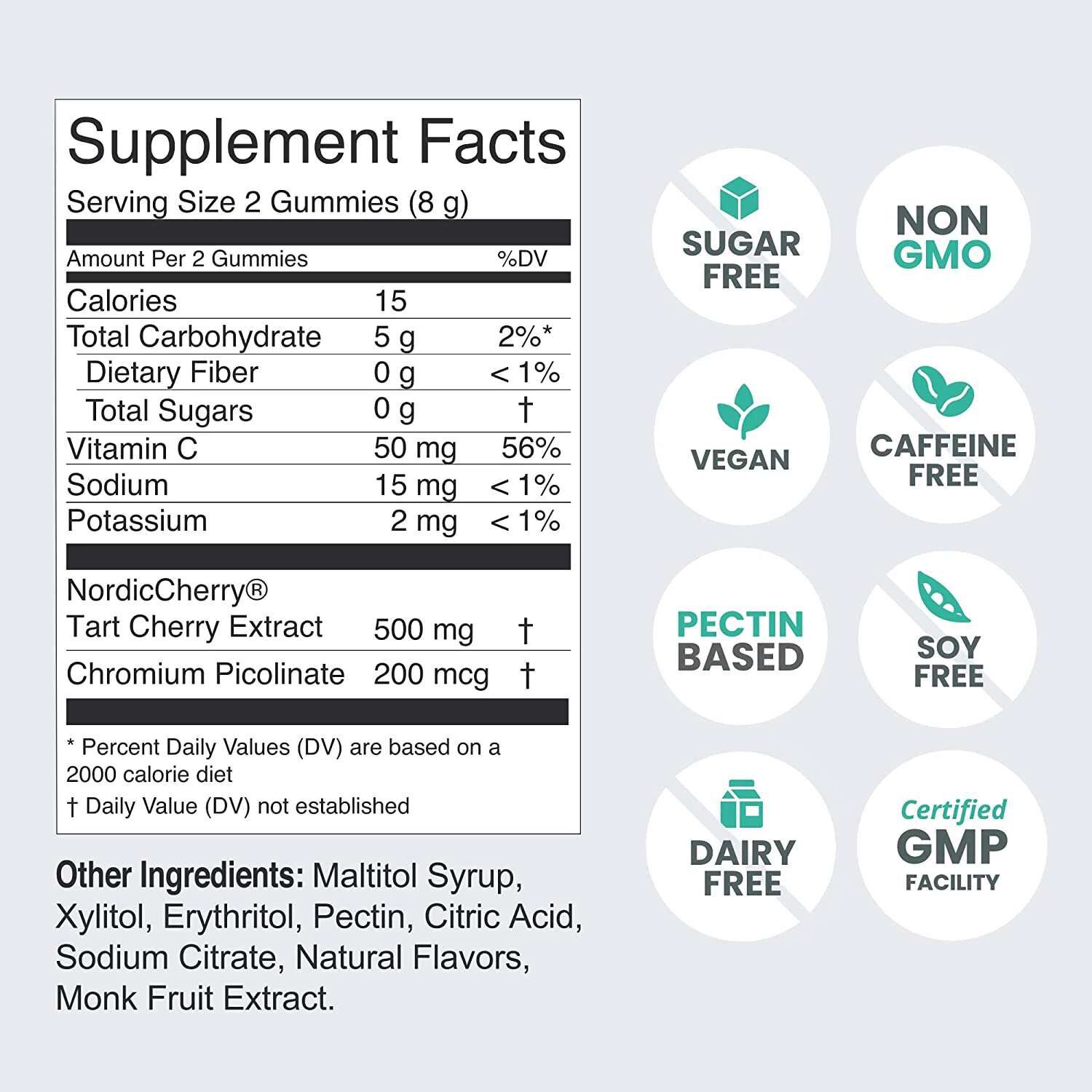 Tart Cherry Gummies - Cherry - 60 Count (30 Servings)  | GNC