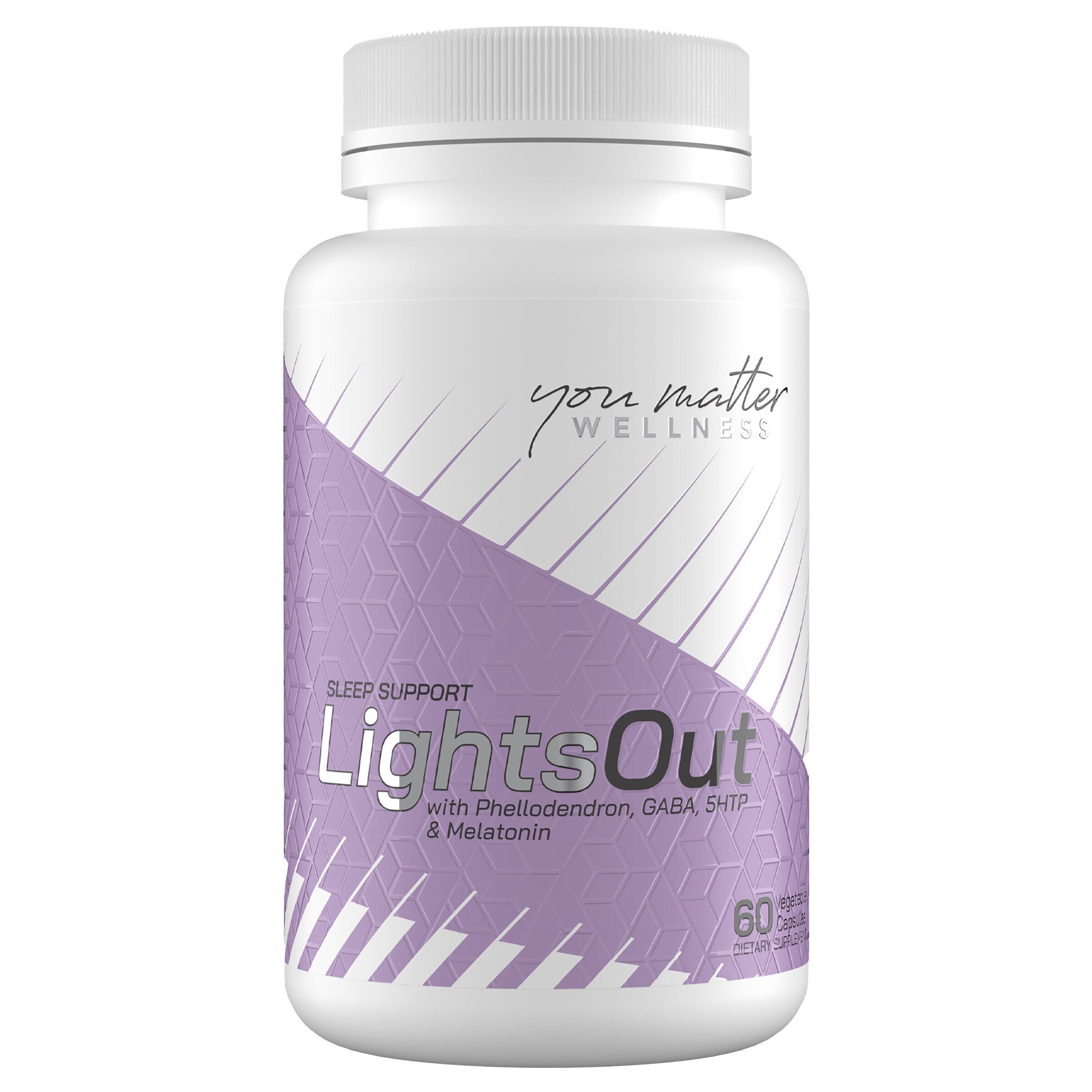 You Matter Wellness Sleep Support Lights Out - 60 Vegetable Capsules (30 Servings)