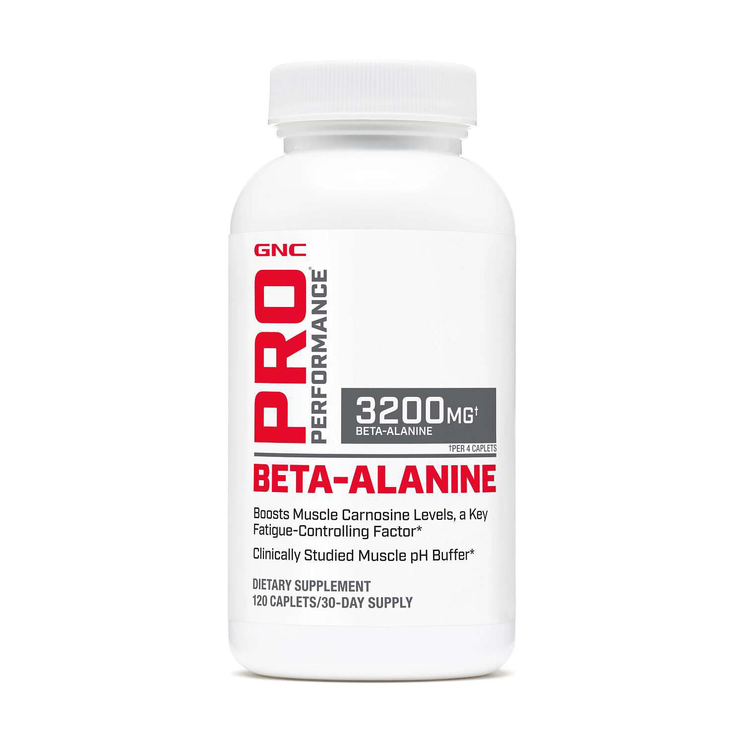 Beta-Alanine 3200mg - 120 Caplets (30 Servings)  | GNC