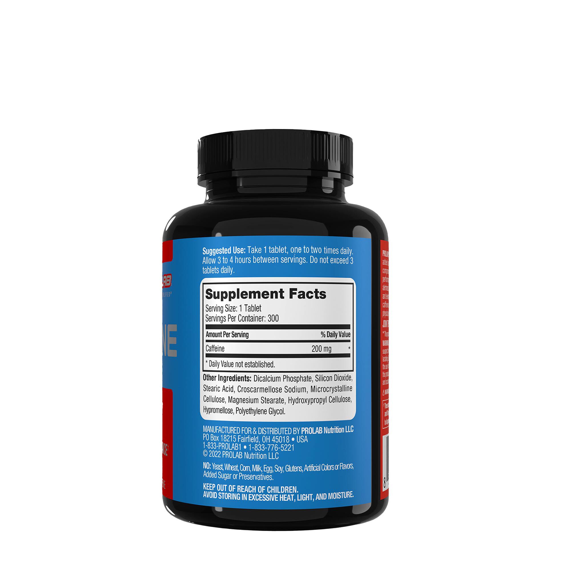 Caffeine - 300 Tablets (300 Servings)  | GNC