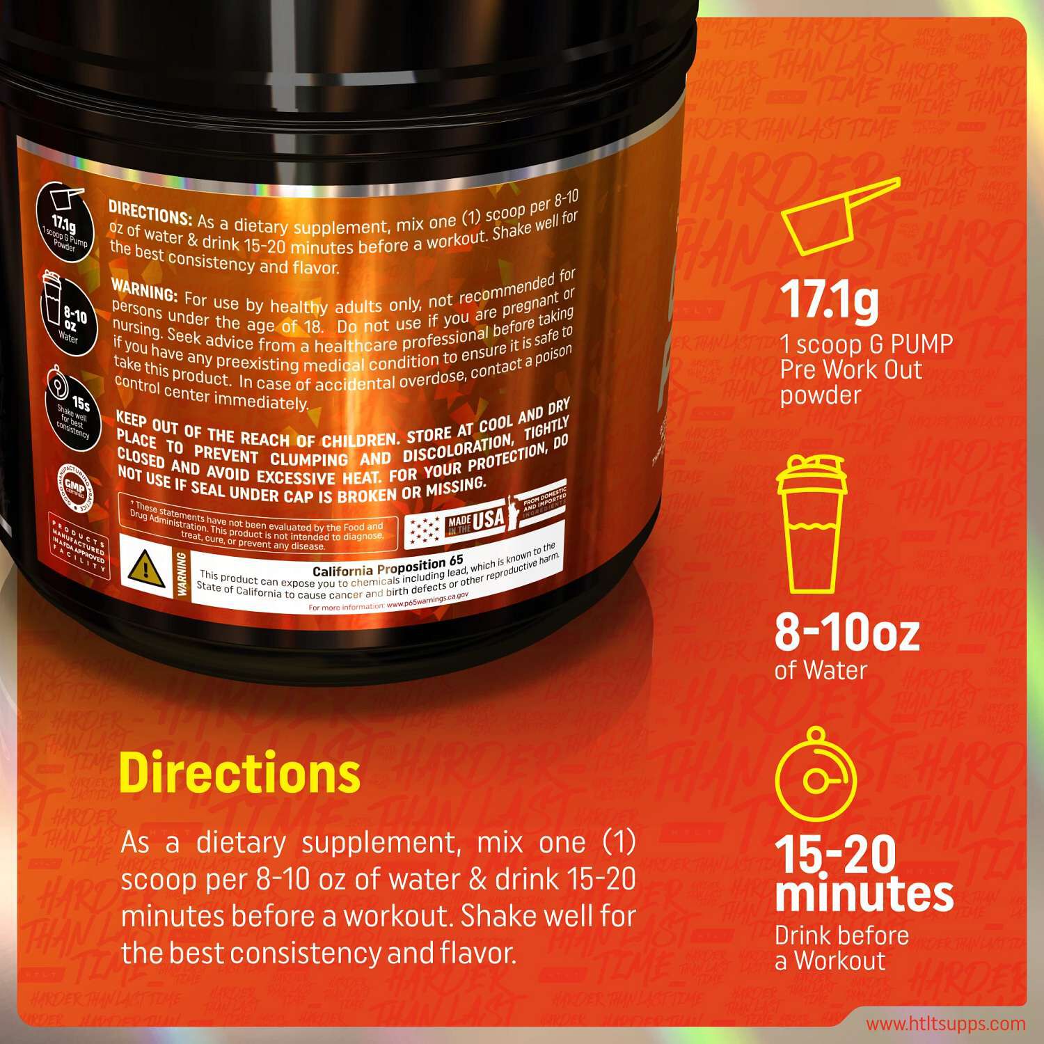 G-Pump - Orange Creamsicle (40 Servings)