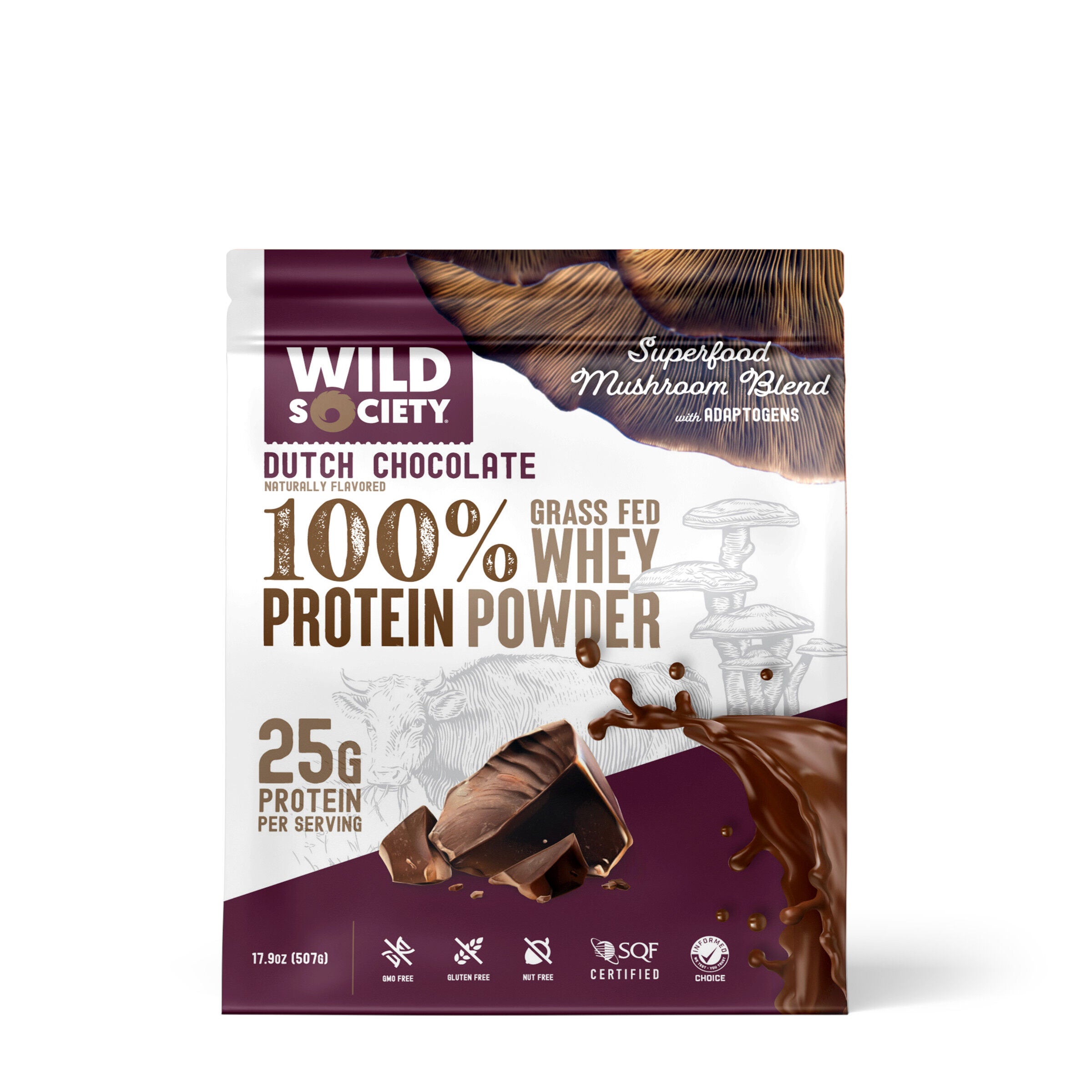 100% Grass Fed Whey Protein Powder - Dutch Chocolate (15 Servings)  | GNC
