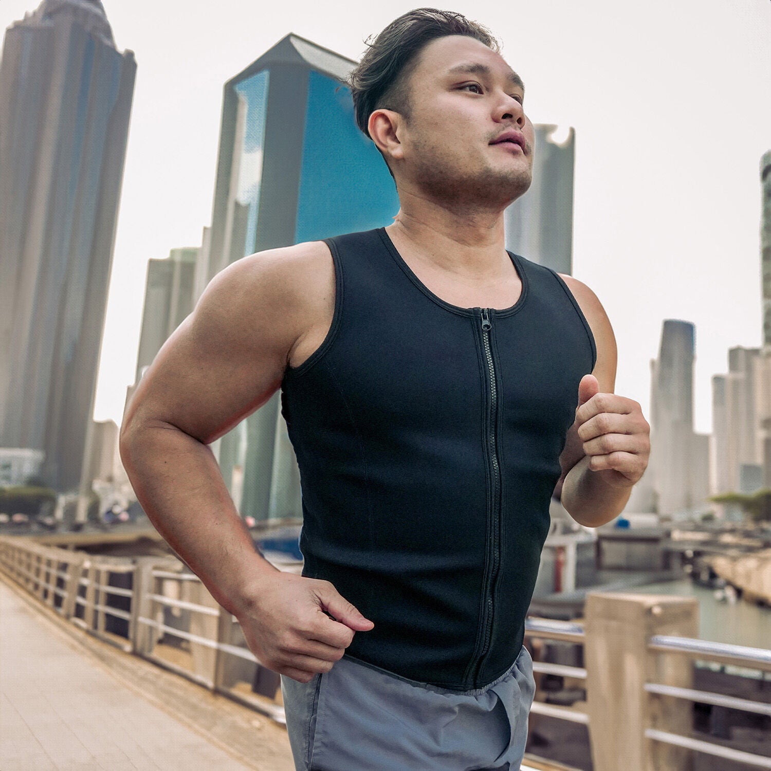 Men's Sauna Vest - M  | GNC