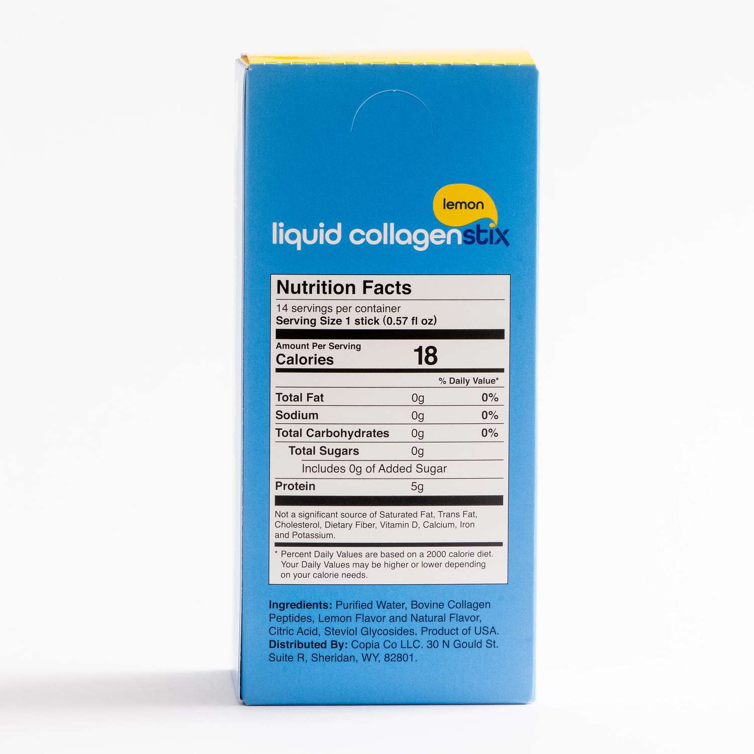 Liquid Collagen Stix - Lemon (14 Stick Packs)  | GNC