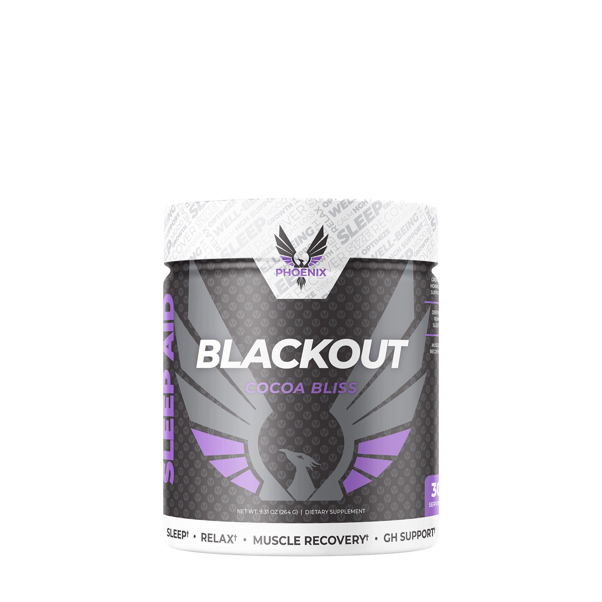 Blackout Sleep Aid Cocoa Bliss 9.67 oz. (30 Servings) GNC