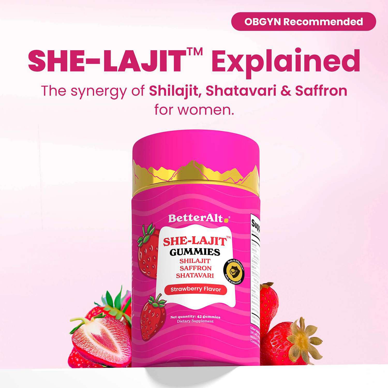 She-lajit Gummies- 60 Gummies (30 Servings)  | GNC