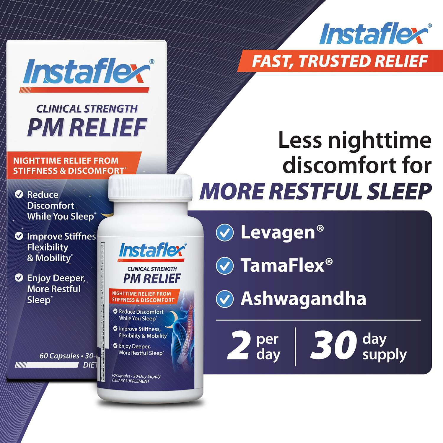 PM Relief - 60 Capsules (30 Servings)