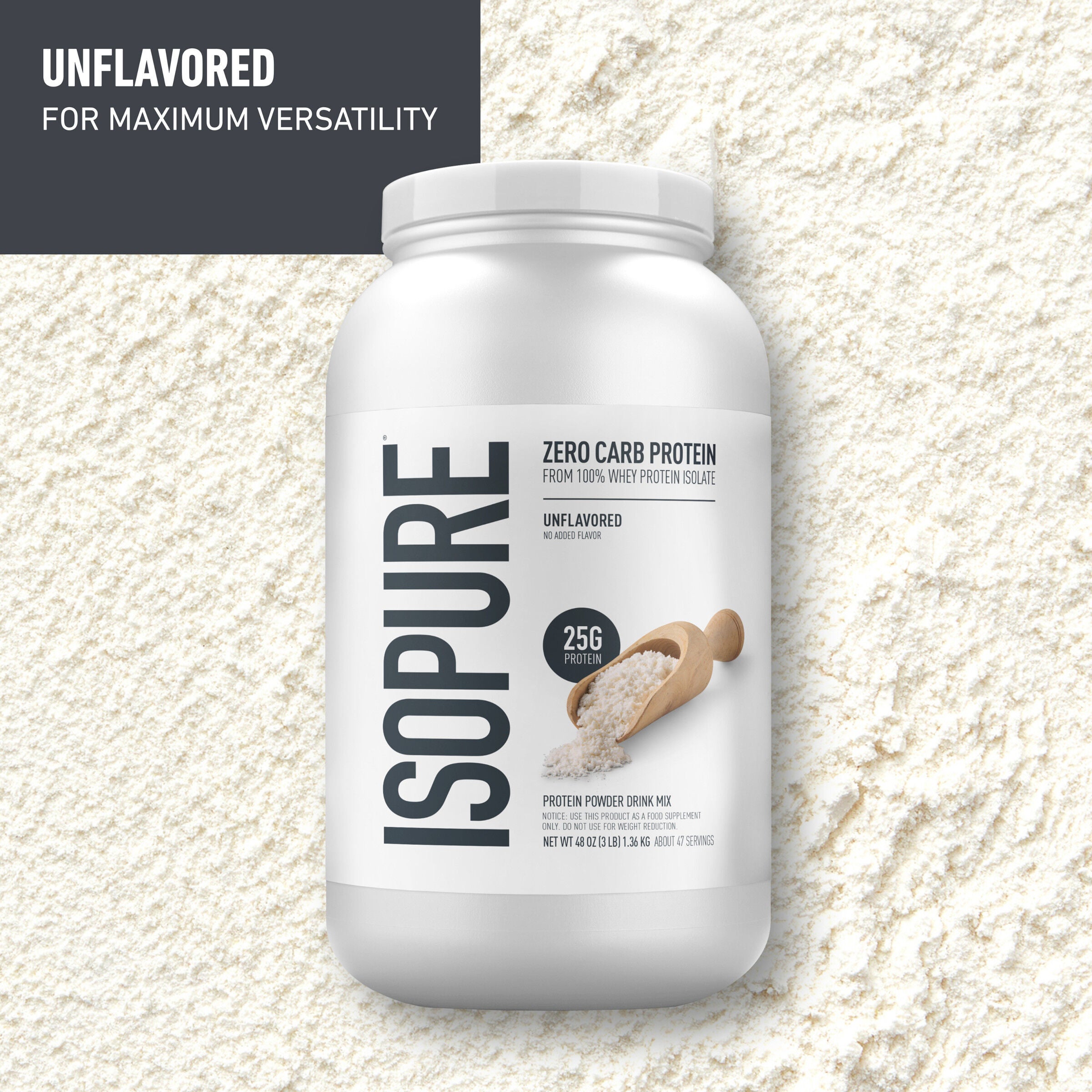 Protein Powder - Unflavored (47 Servings) Unflavored | GNC