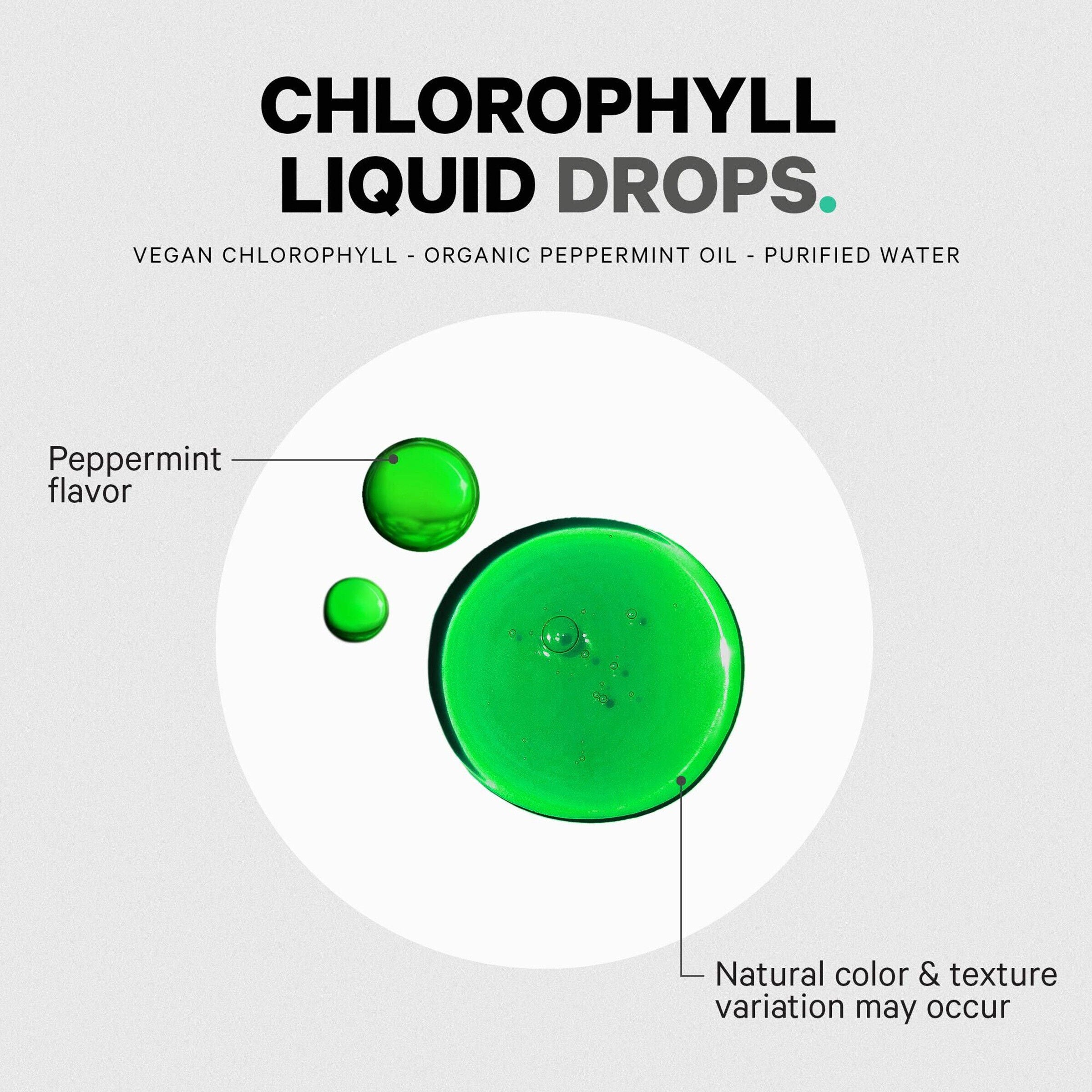 Chlorophyll Liquid Drops 50 mg - Peppermint - 2 oz. (30 Servings)