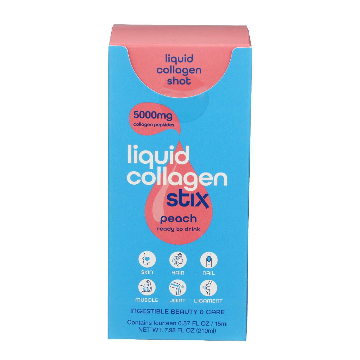 Liquid Collagen Stix - Peach (14 Stick Packs) Peach | GNC