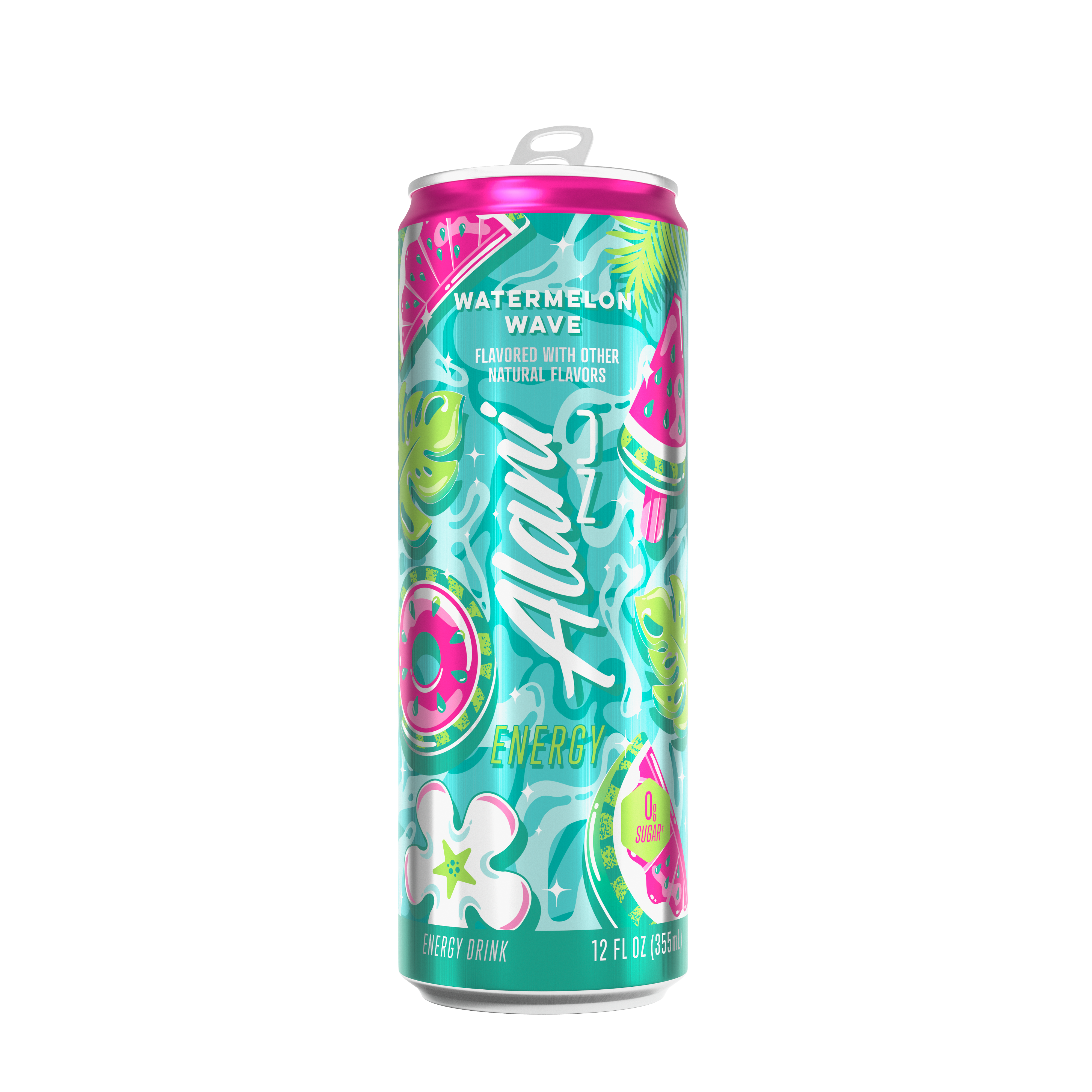 Energy Drink - Watermelon Wave - 12oz. (12 Cans)