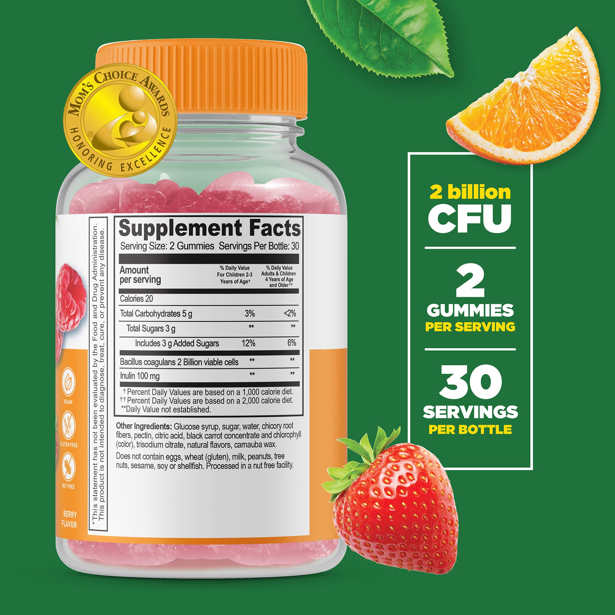 Kids Probiotic 2 Billion CFU - 60 Gummies (30 Servings)  | GNC