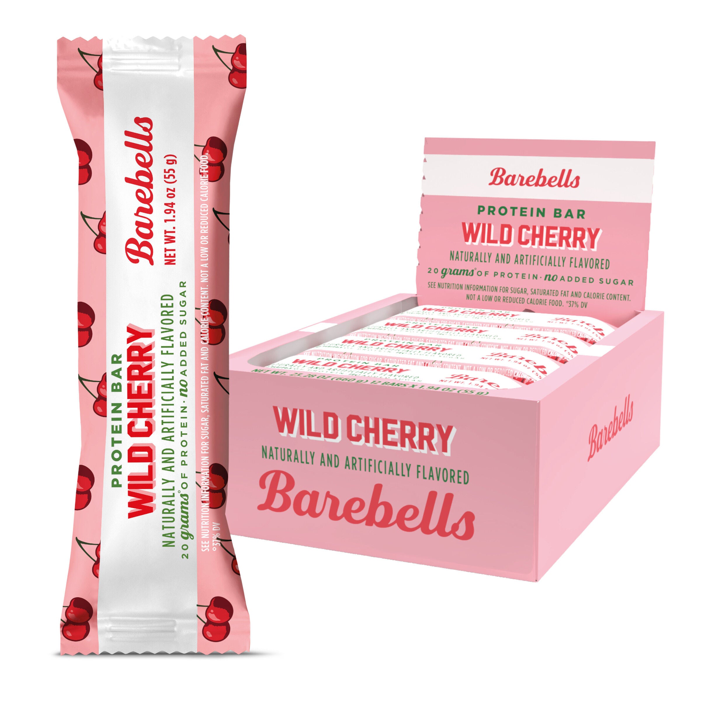 Barebells Protein Bar Wild Cherry 12 Bars GNC Barebells Protein Bar Wild Cherry 12 Bars GNC