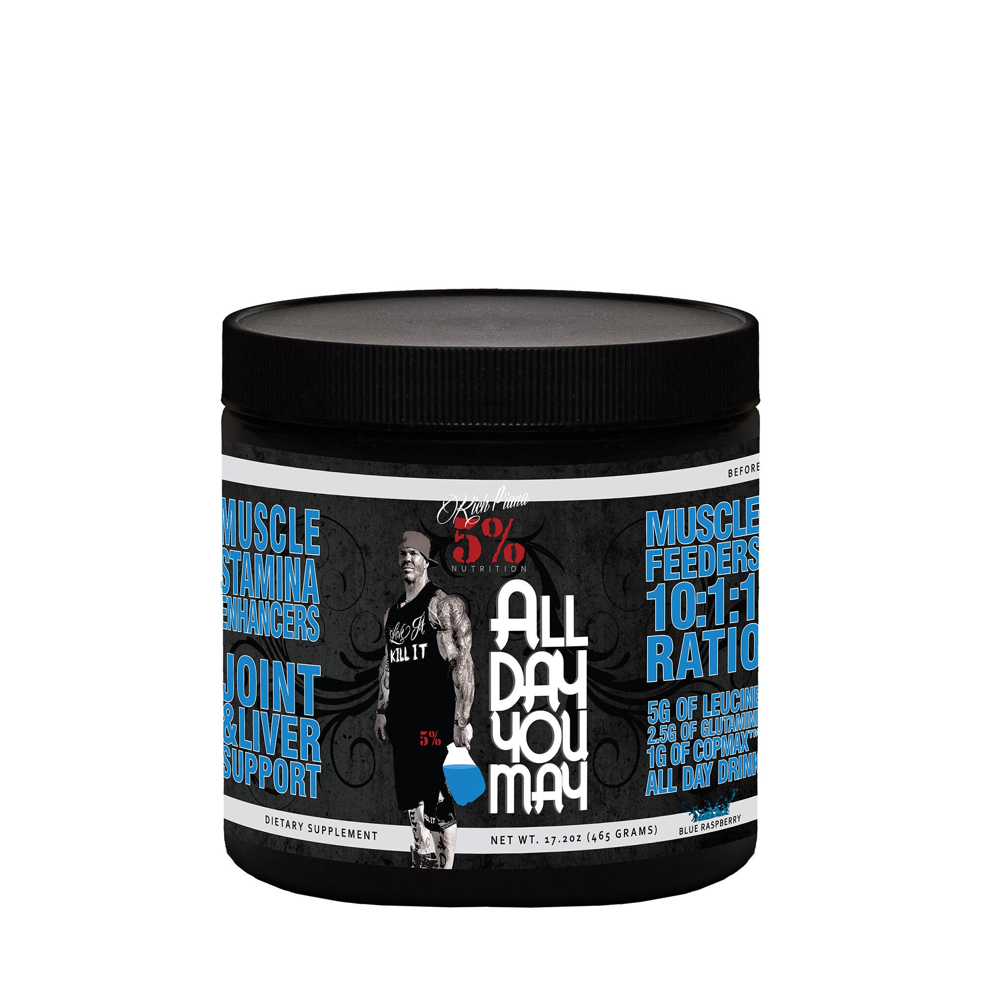 5 Nutrition All Day You May Blue Raspberry Gnc