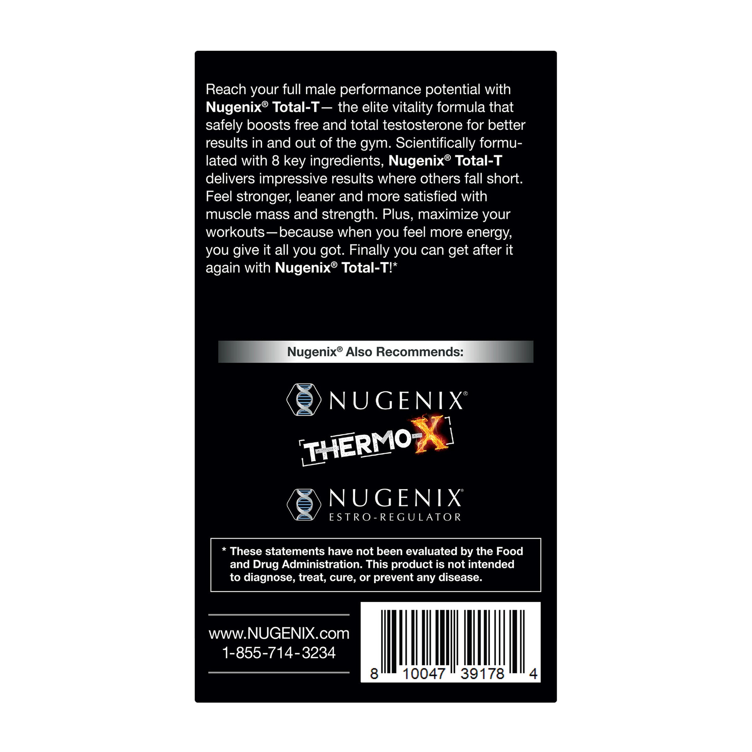 Total-T: Testosterone Boosting Formula - 90 Capsules (30 Servings)  | GNC