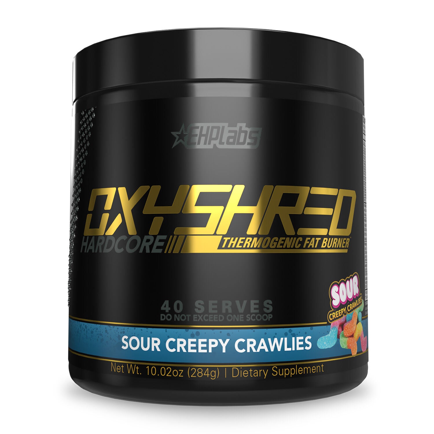 OxyShred Hardcore - Sour Creepy Crawlies - 10.02oz (40 Servings)  | GNC